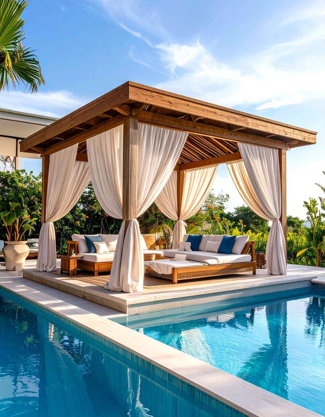 Poolside Cabana Lounging - 24 Outdoor Seating Ideas