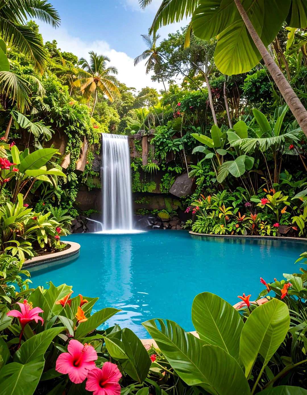 Poolside Tropical Paradise - 24 Tropical Garden Ideas