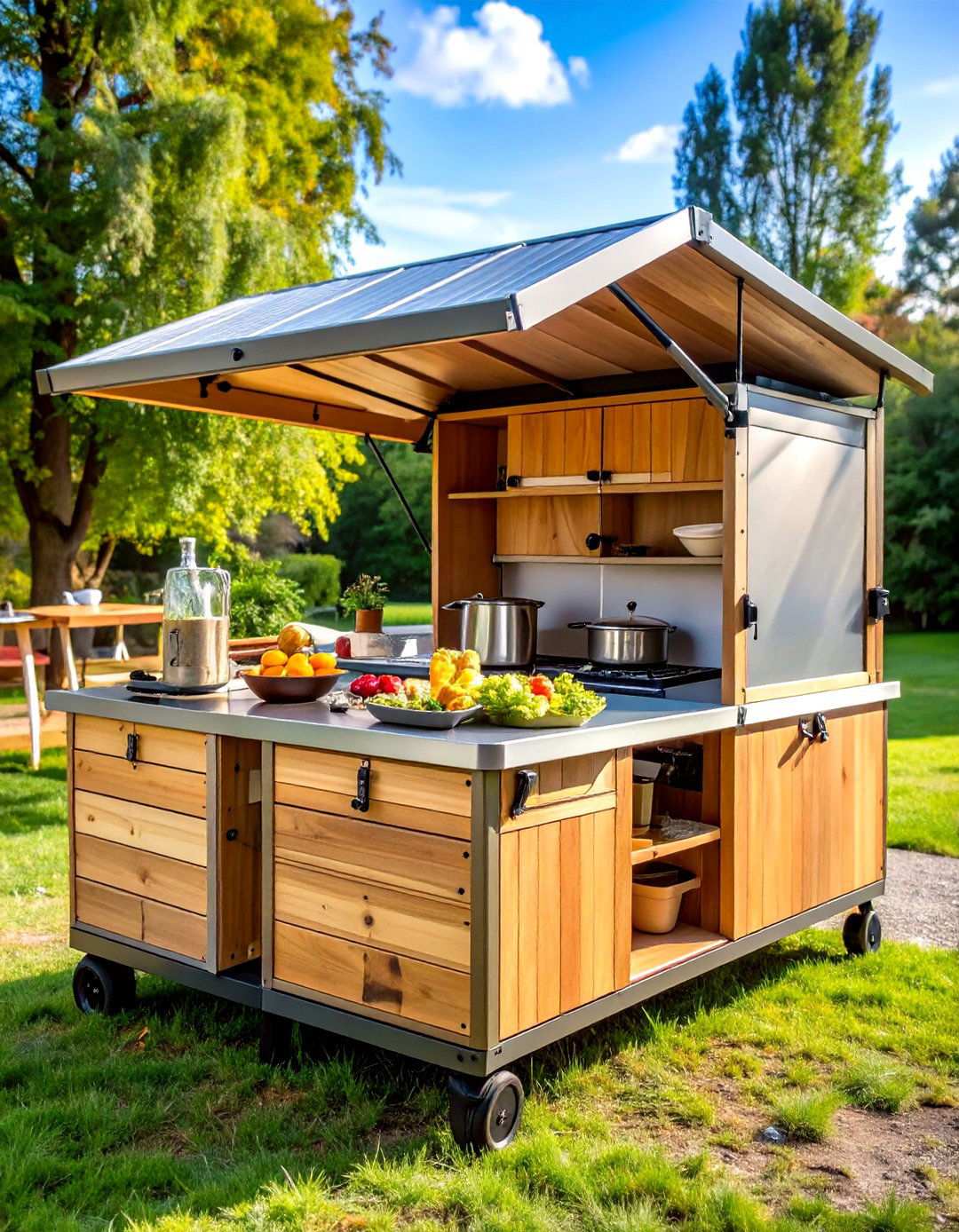 Portable Folding Mud Kitchen Travel Station - 24 Mud Kitchen Ideas