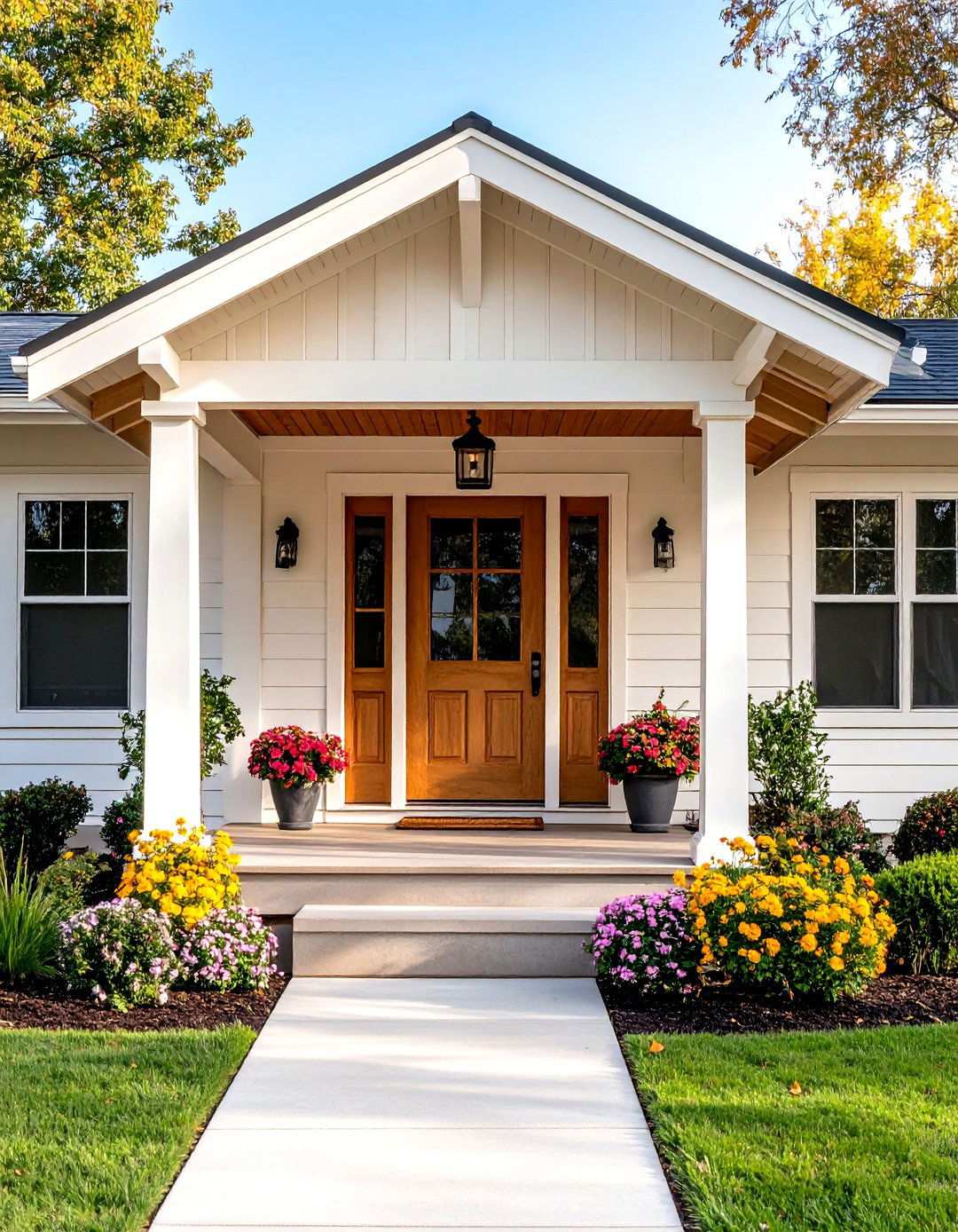 Portico Entry Features - 24 Mobile Home Porch Ideas