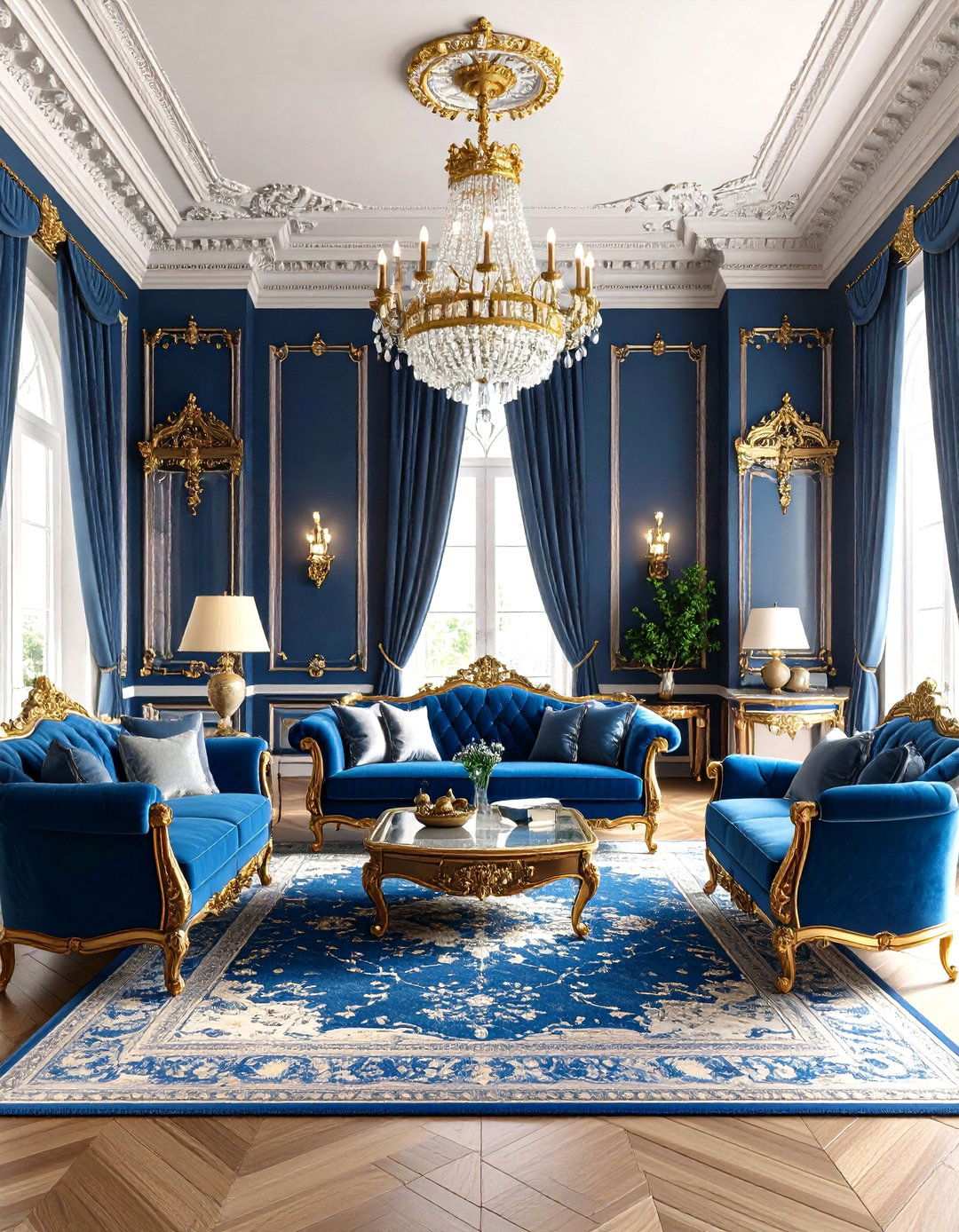 Portuguese Royal Living Room - 24 Royal Living Room Design Ideas