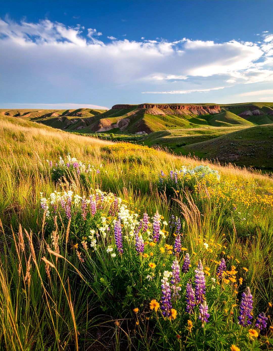 Prairie Grass Terraced Landscape - 24 Tiered Garden Ideas