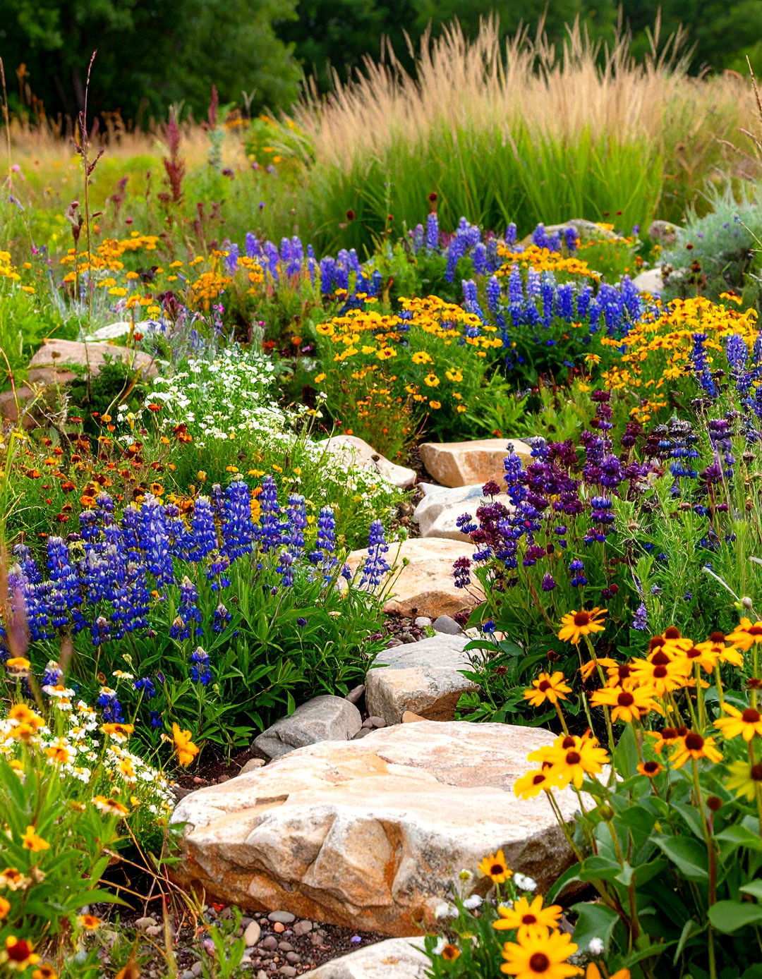 Prairie Rock Garden - 24 Rock Garden Ideas