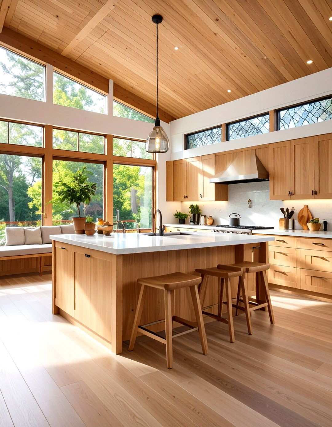 Prairie Style Kitchen Sunroom - 24 Sunroom Kitchen Ideas