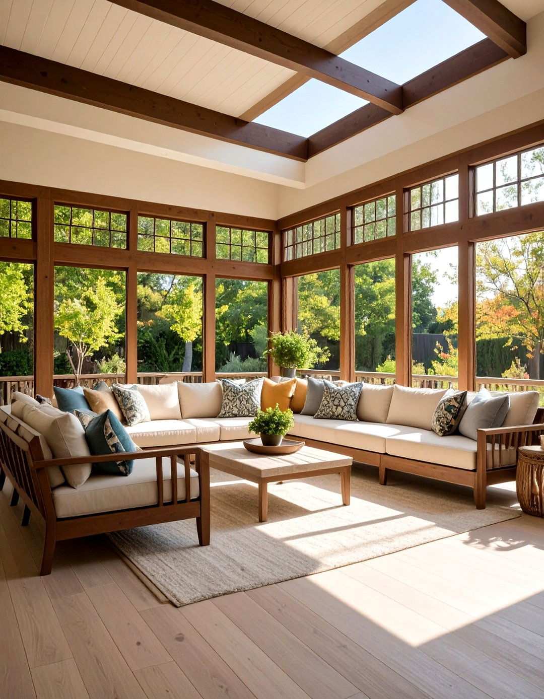 Prairie Style Screened Extension - 24 Small Screened-in Porch Ideas