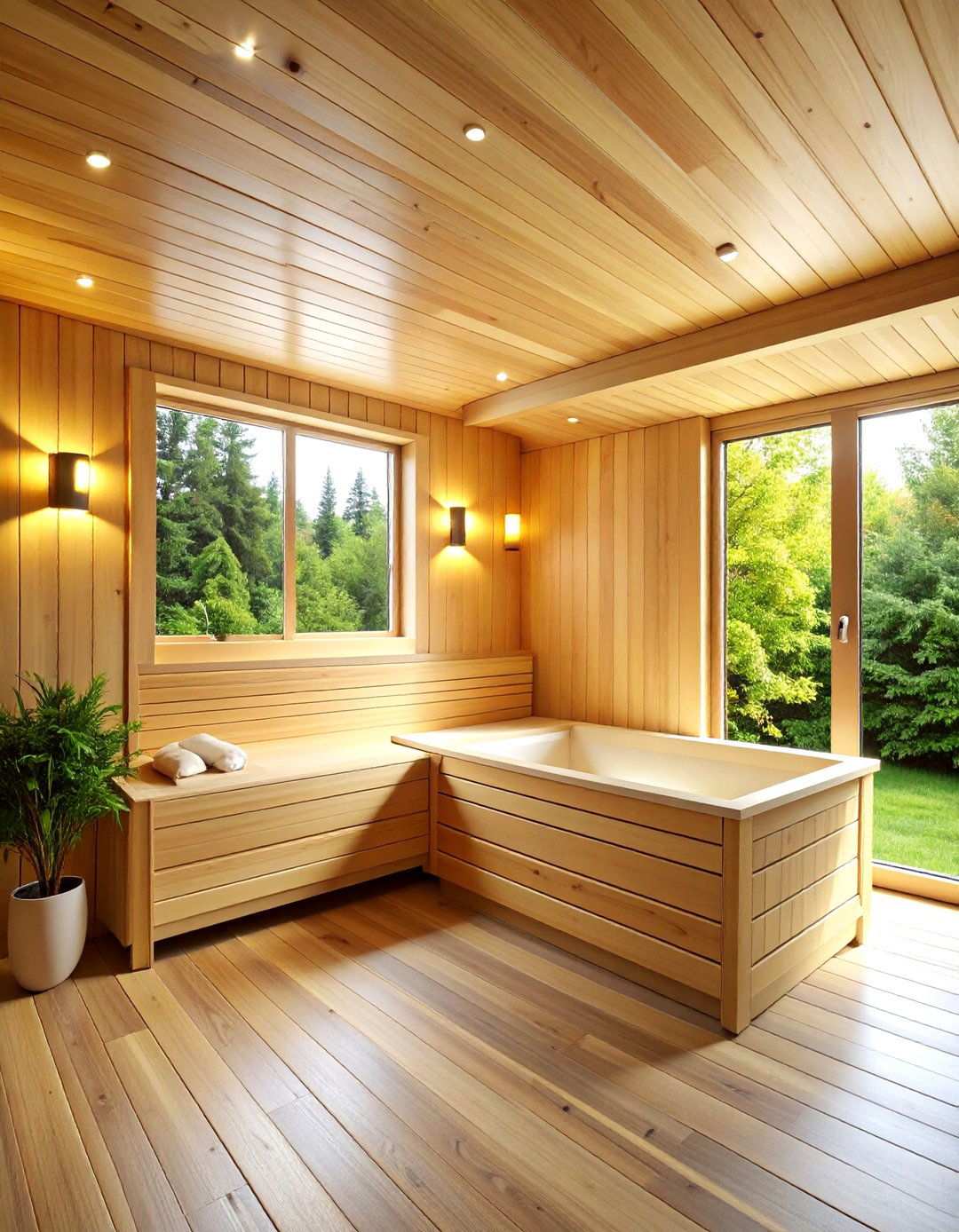 Prefab Modular Sauna with Smart Controls - 24 Sauna Room Design Ideas