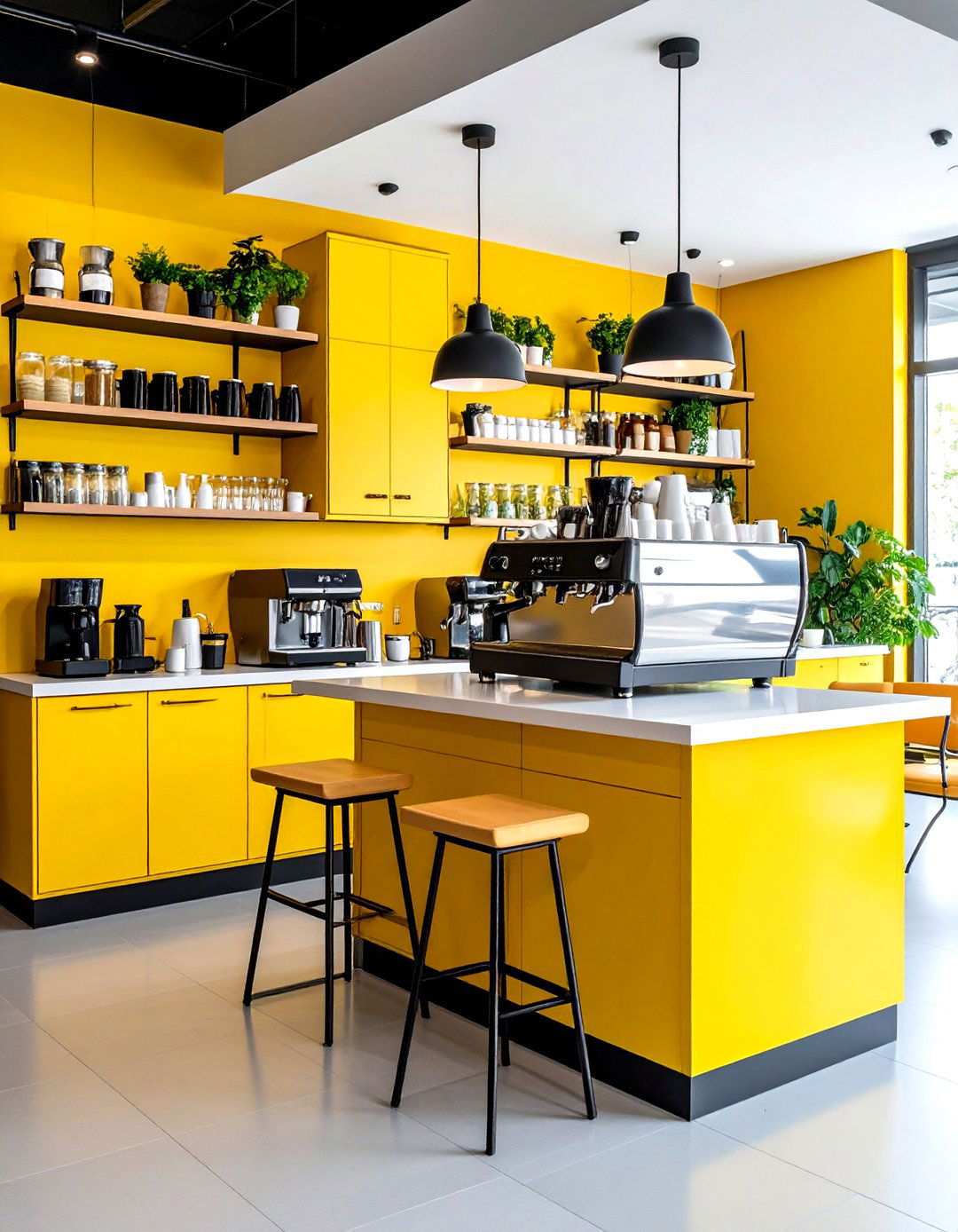 Premium Coffee Bar Station - 24 Office Kitchen Ideas