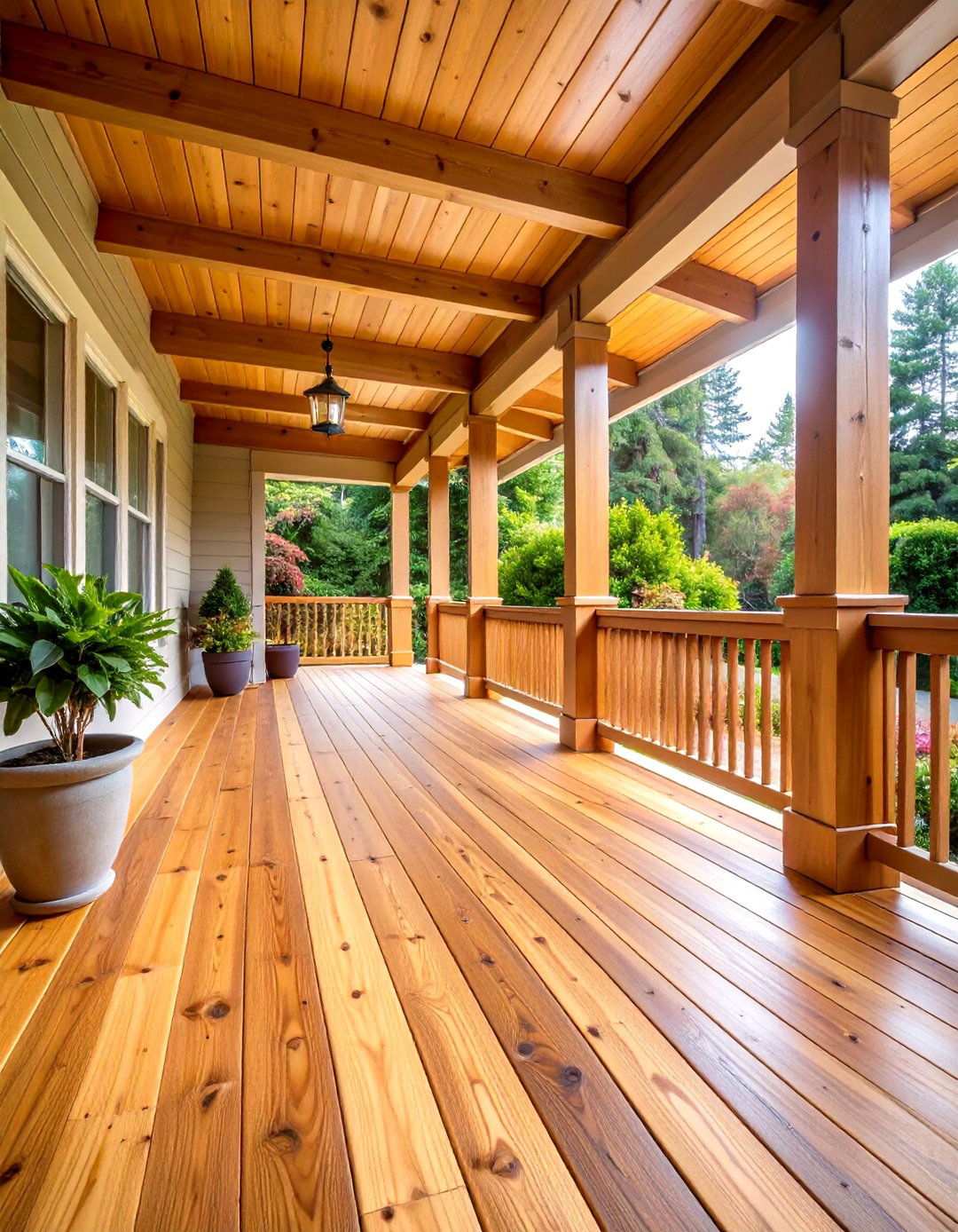 Pressure Treated Pine Porch Flooring - 24 Porch Flooring Options