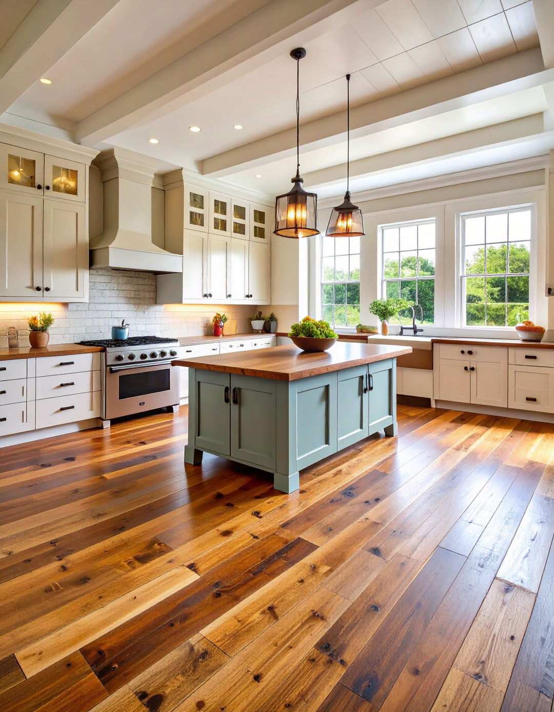 Primitive Floor Treatment Options - 24 Primitive Kitchen Ideas