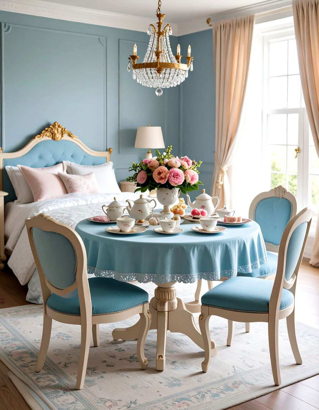Princess Tea Party Corner - 24 Princess Room Ideas