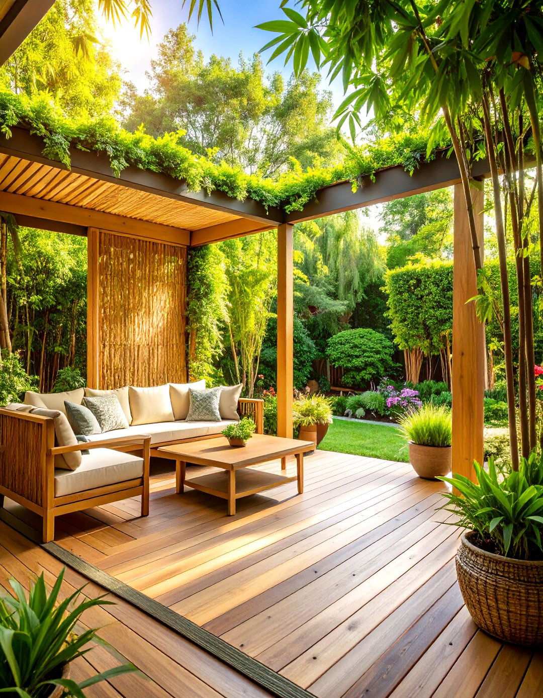 Privacy Screen Deck Enclosure - 24 Small Deck Ideas