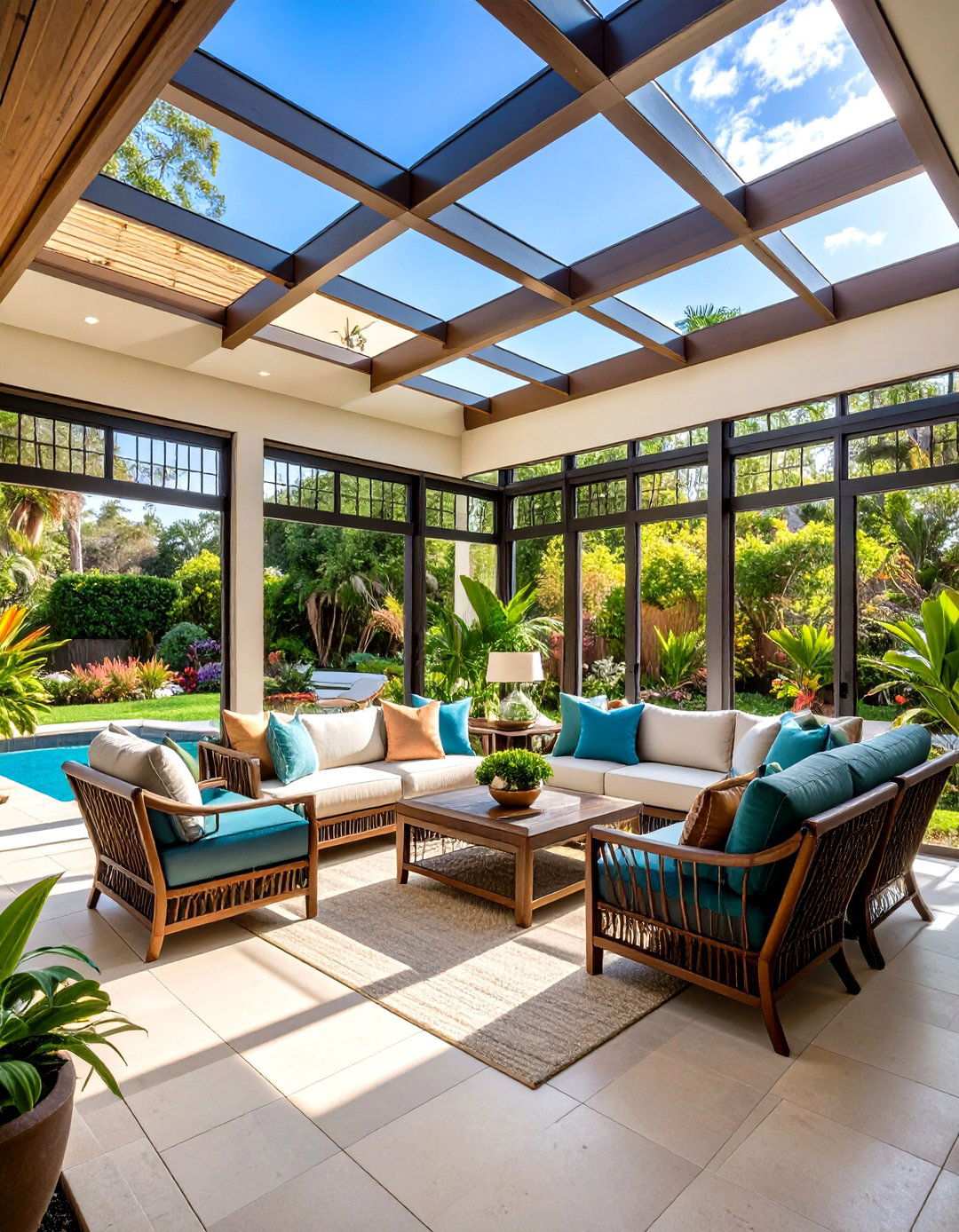Privacy Screen Lanai for Intimate Spaces - 24 Lanai Porch Ideas