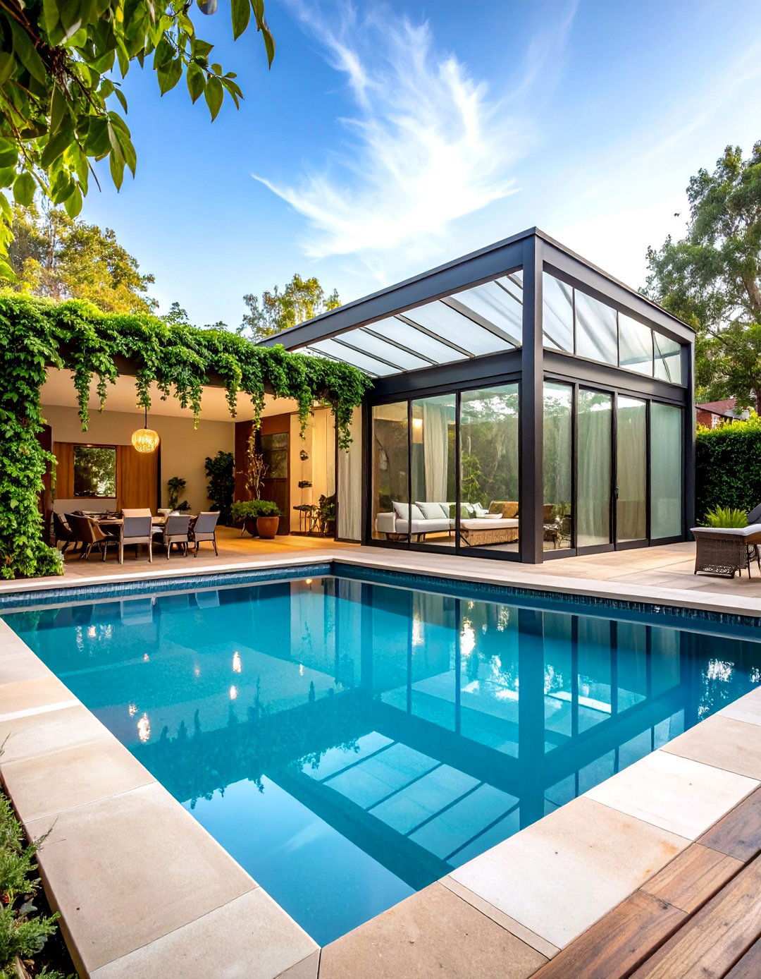 Privacy Screen Pool Enclosure - 24 Semi Inground Pool Ideas