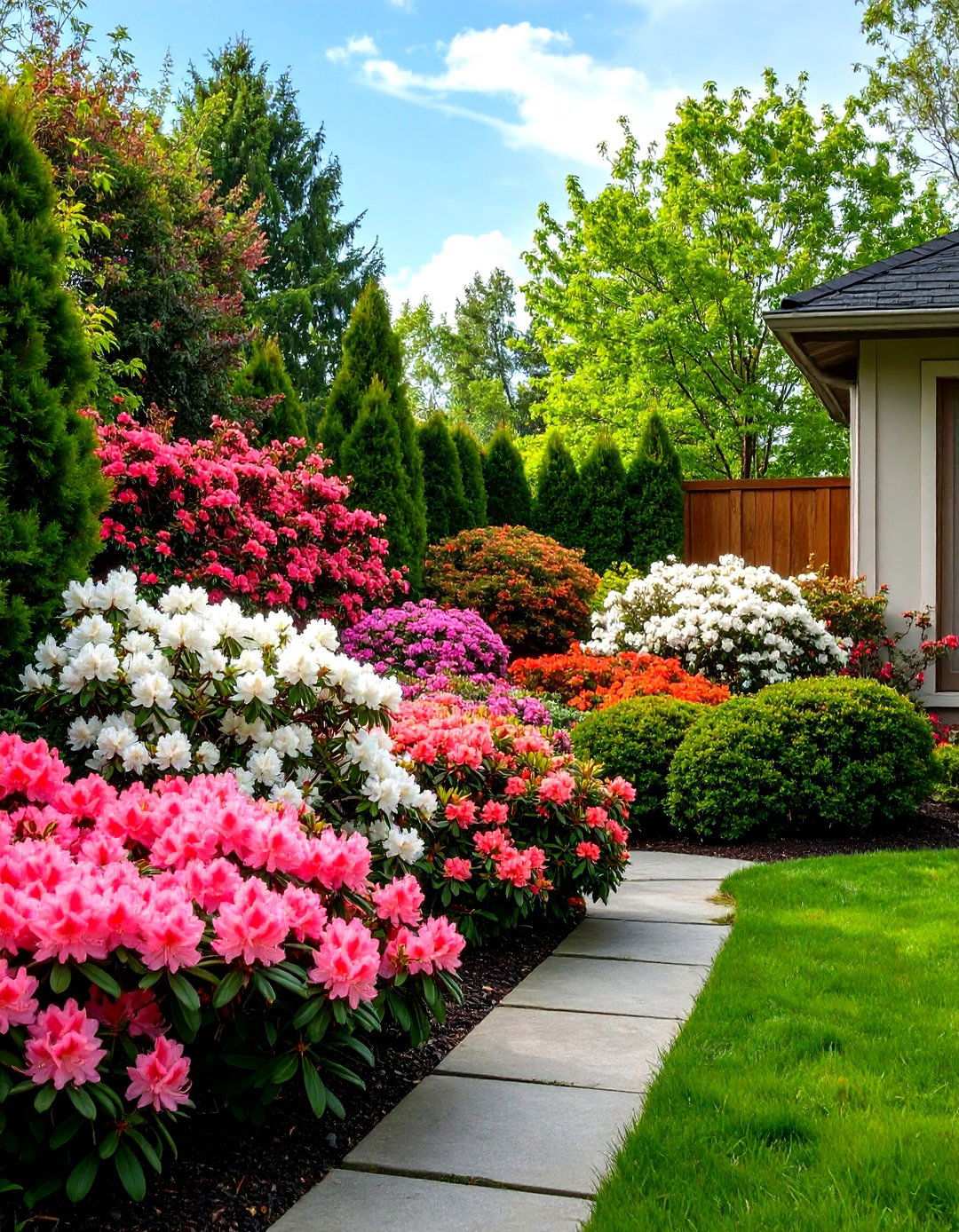 Privacy Screen Shade Plantings - 24 Shade Garden Design Ideas