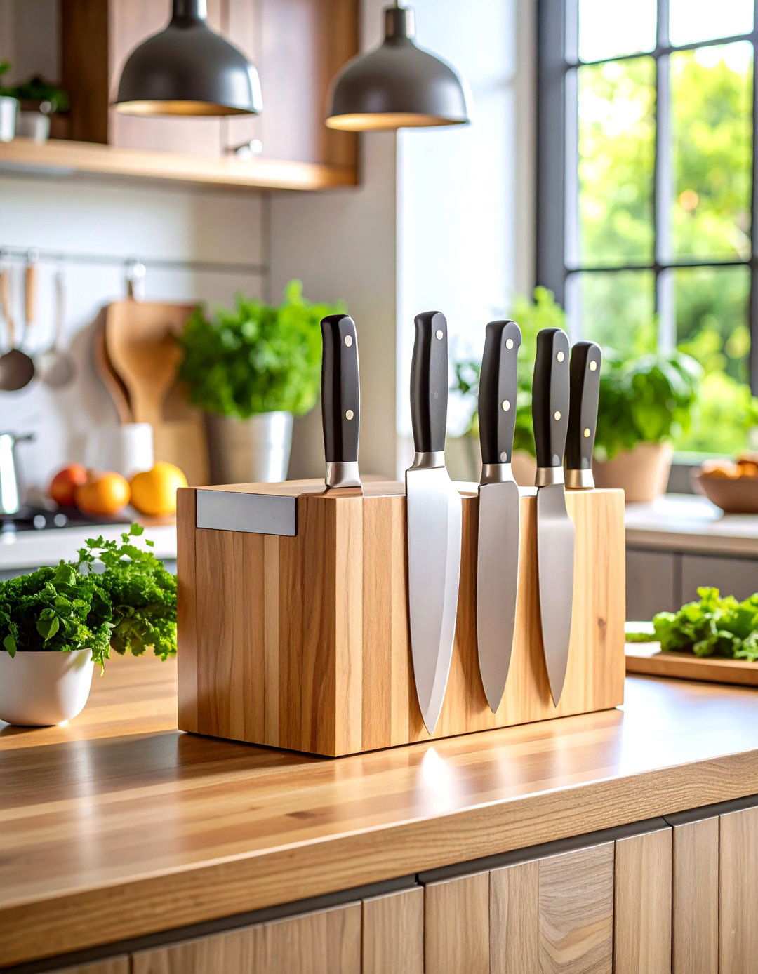 Professional Kitchen Knife Set with Storage Block - 24 Wedding Gift Ideas for Bride