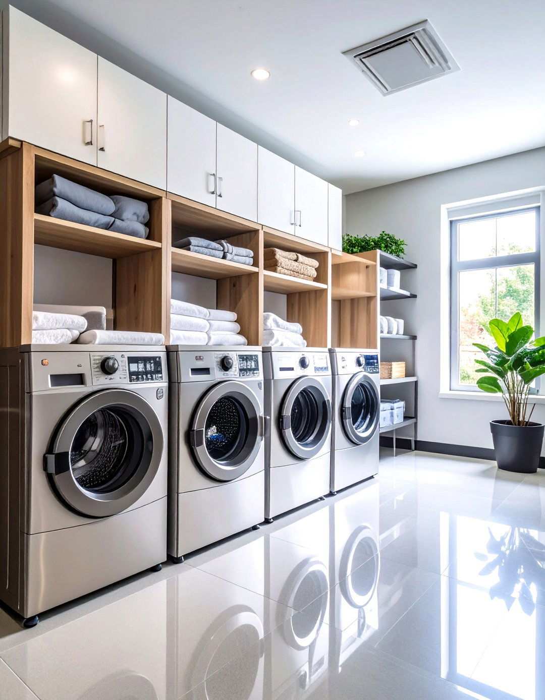 Professional Laundromat Style - 24 Laundry Closet Ideas