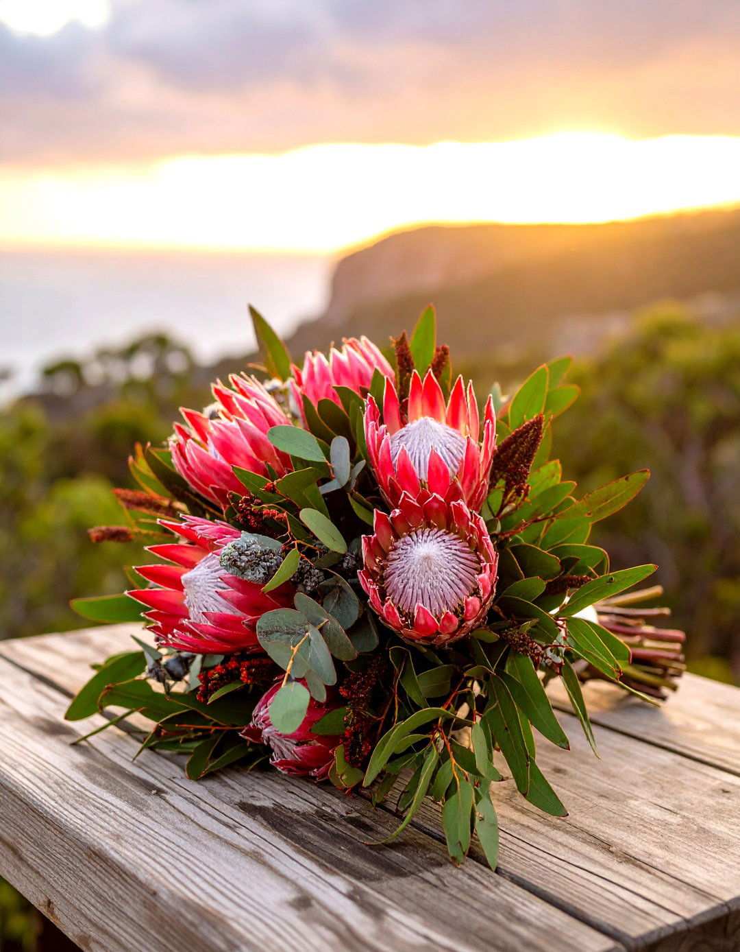 Protea and Native Flower Wedding Bouquet - 24 Wedding Bouquet Ideas