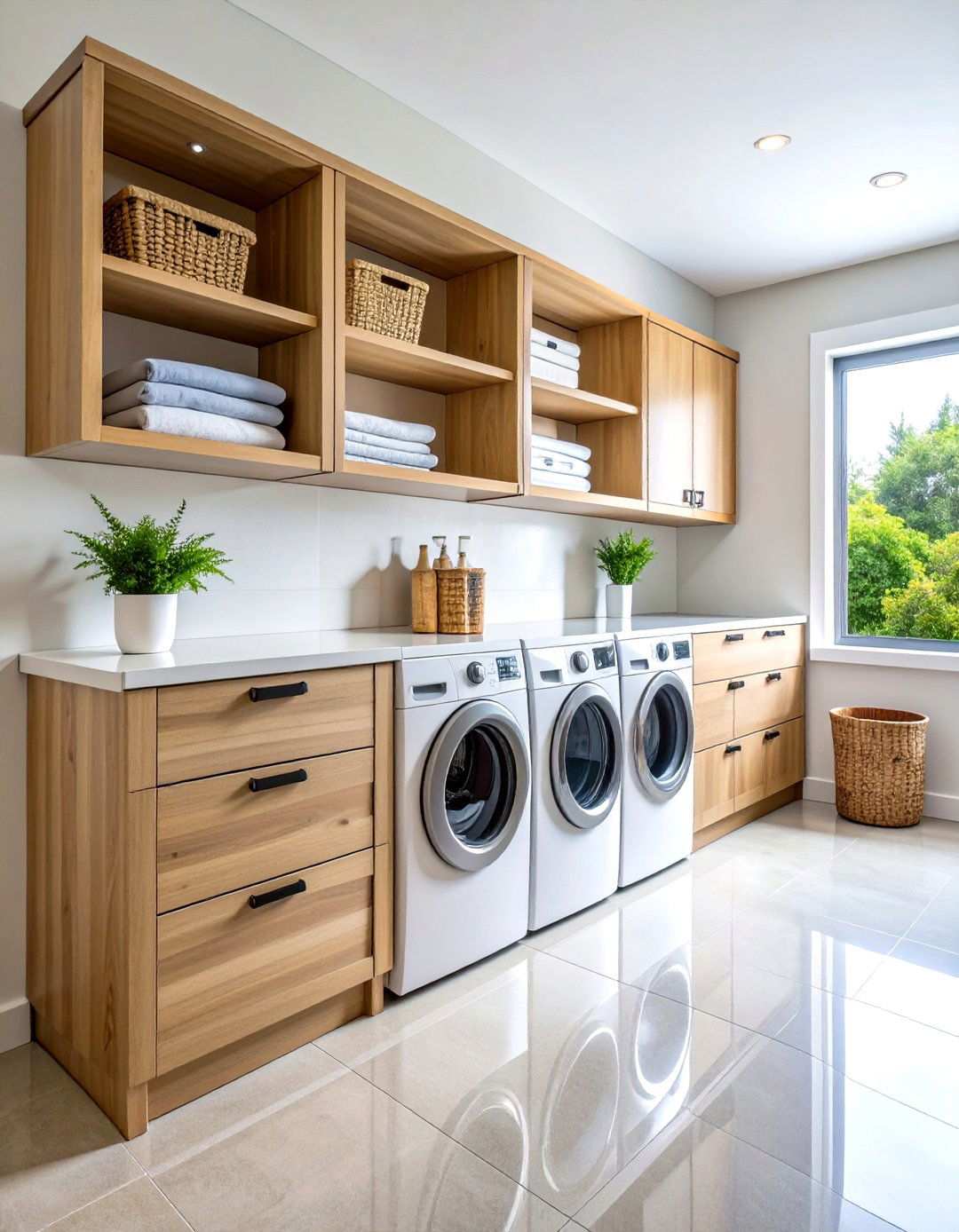Pull Out Drawer Cabinet Systems - 24 Laundry Room Cabinet Ideas