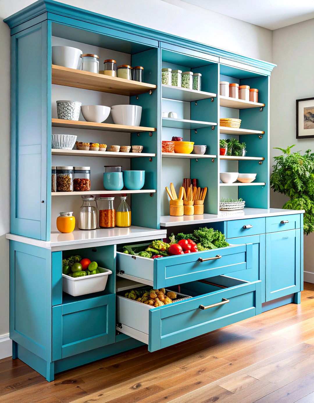 Pull Out Shelf Installation System - 24 Tupperware Organization Ideas