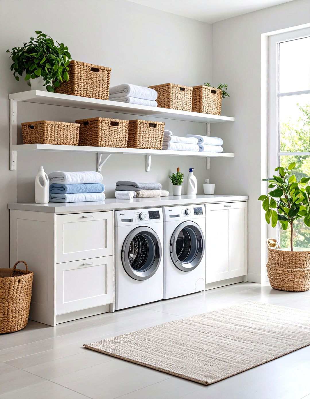 Pull Out Shelf Storage Systems - 24 Laundry Room Shelving Ideas