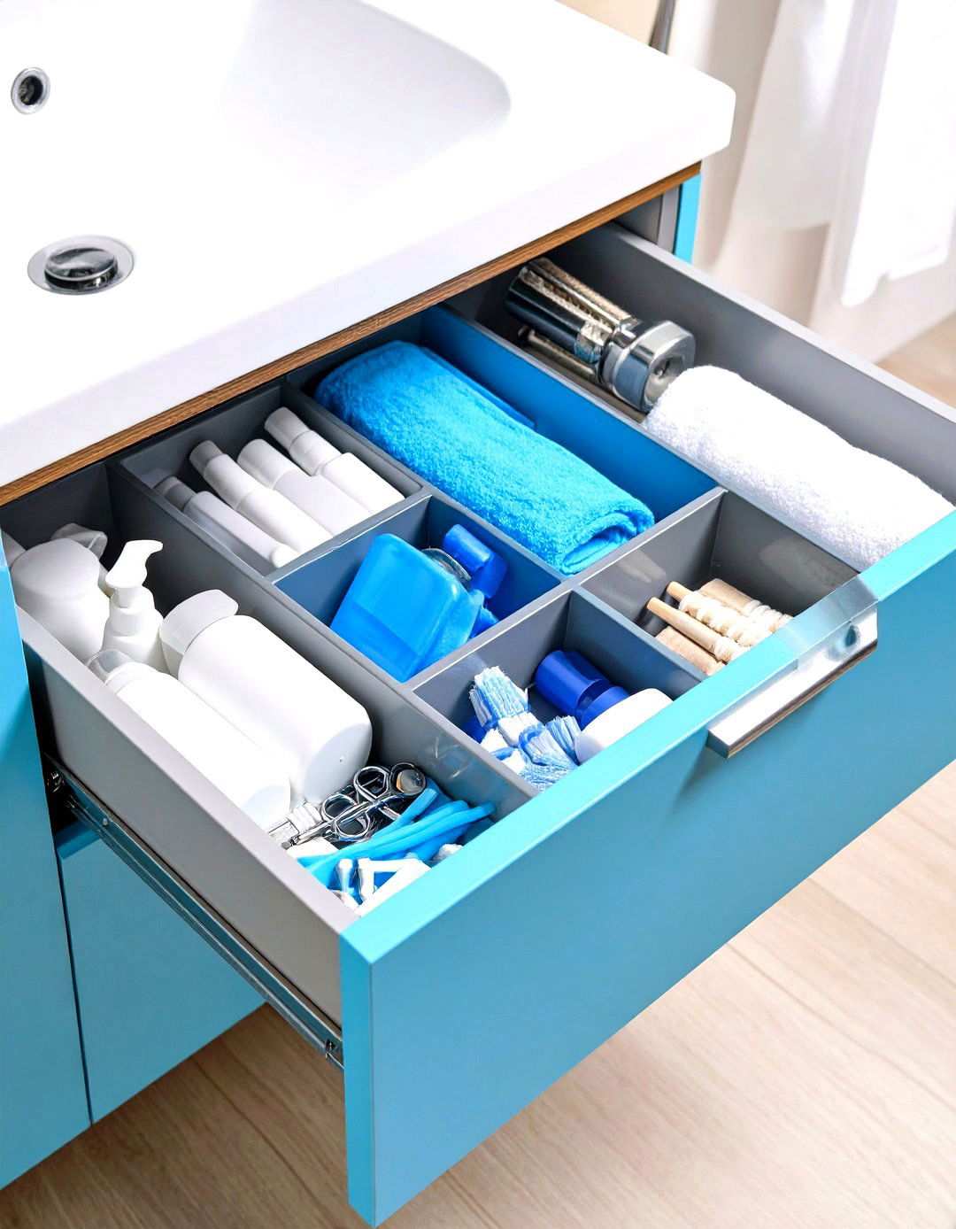 Pullout Drawer Systems - 24 Small Bathroom Shelving Ideas
