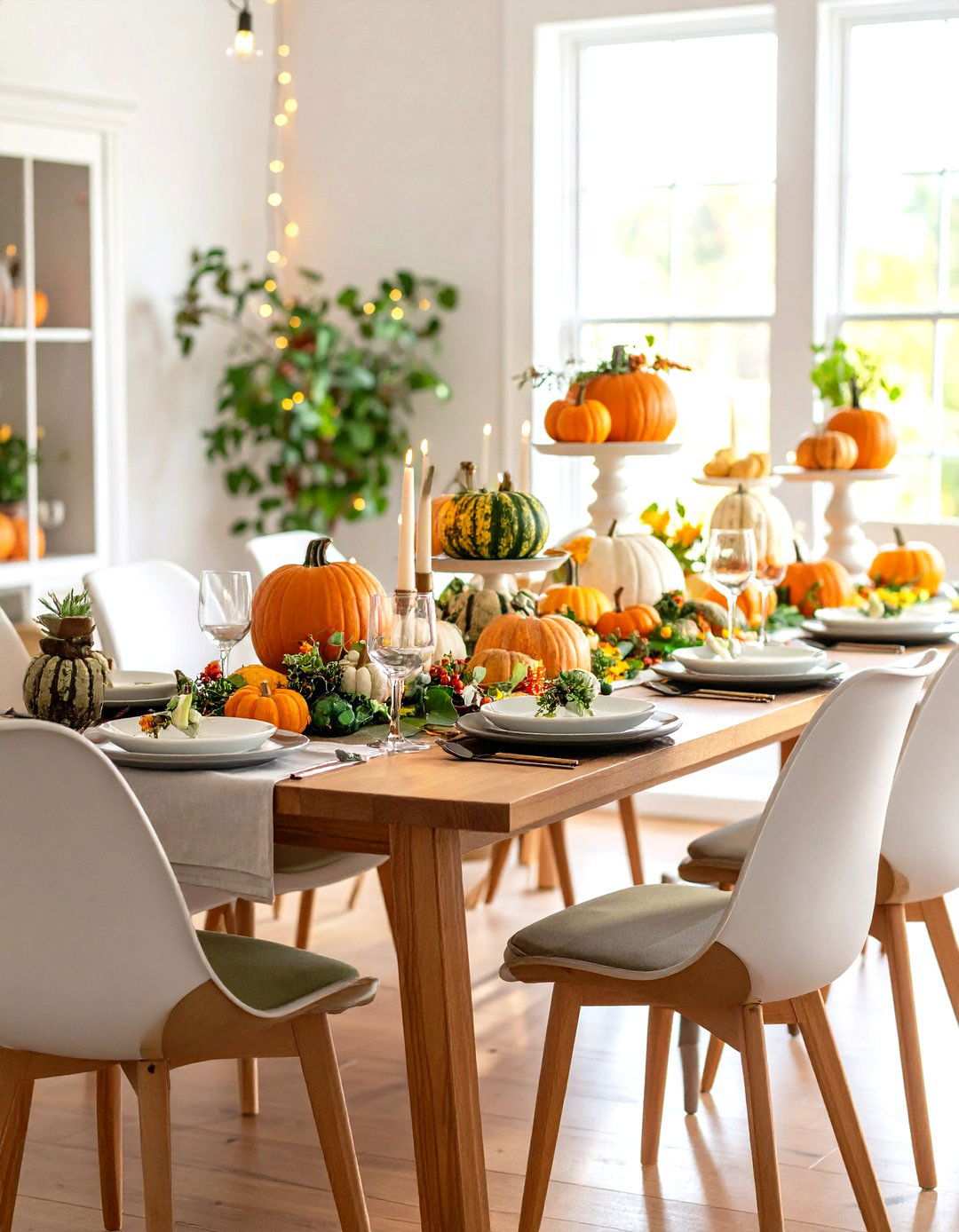 Pumpkin Patch Centerpiece Collection - 24 thanksgiving table decor ideas