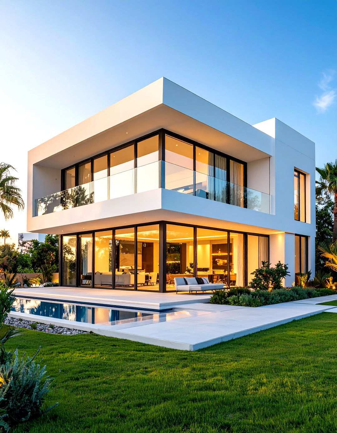 Pure White Contemporary Brightness - 24 Off-white Paint Colors for Home Exteriors