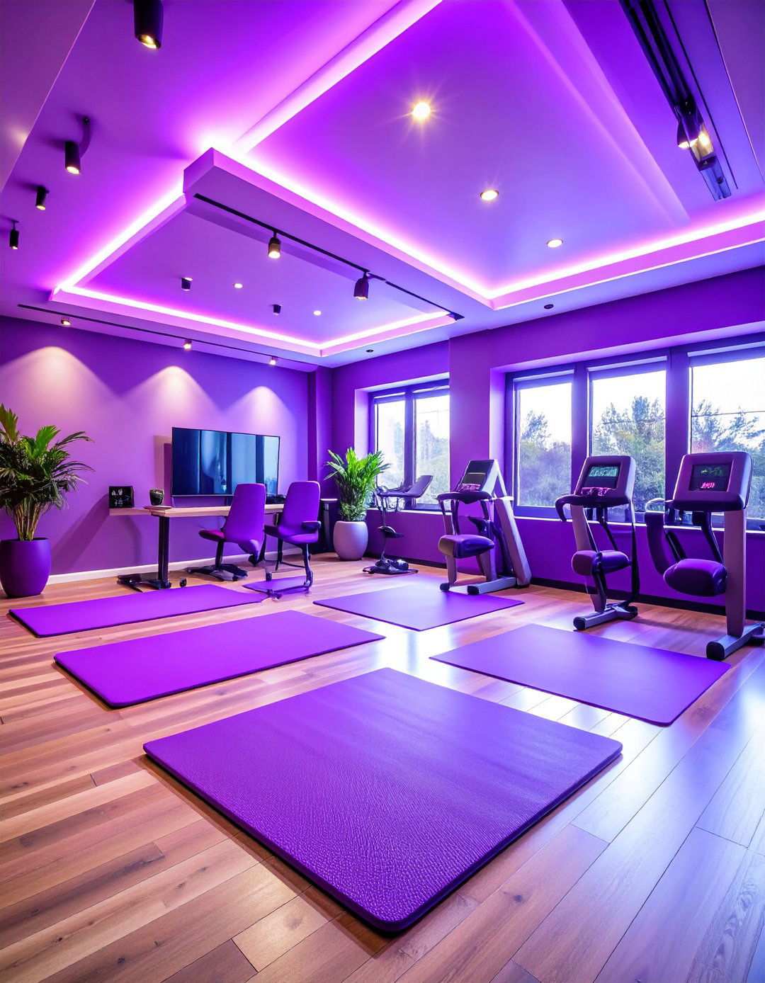 Purple Gaming Exercise Integration - 24 Purple Gaming Setup Ideas