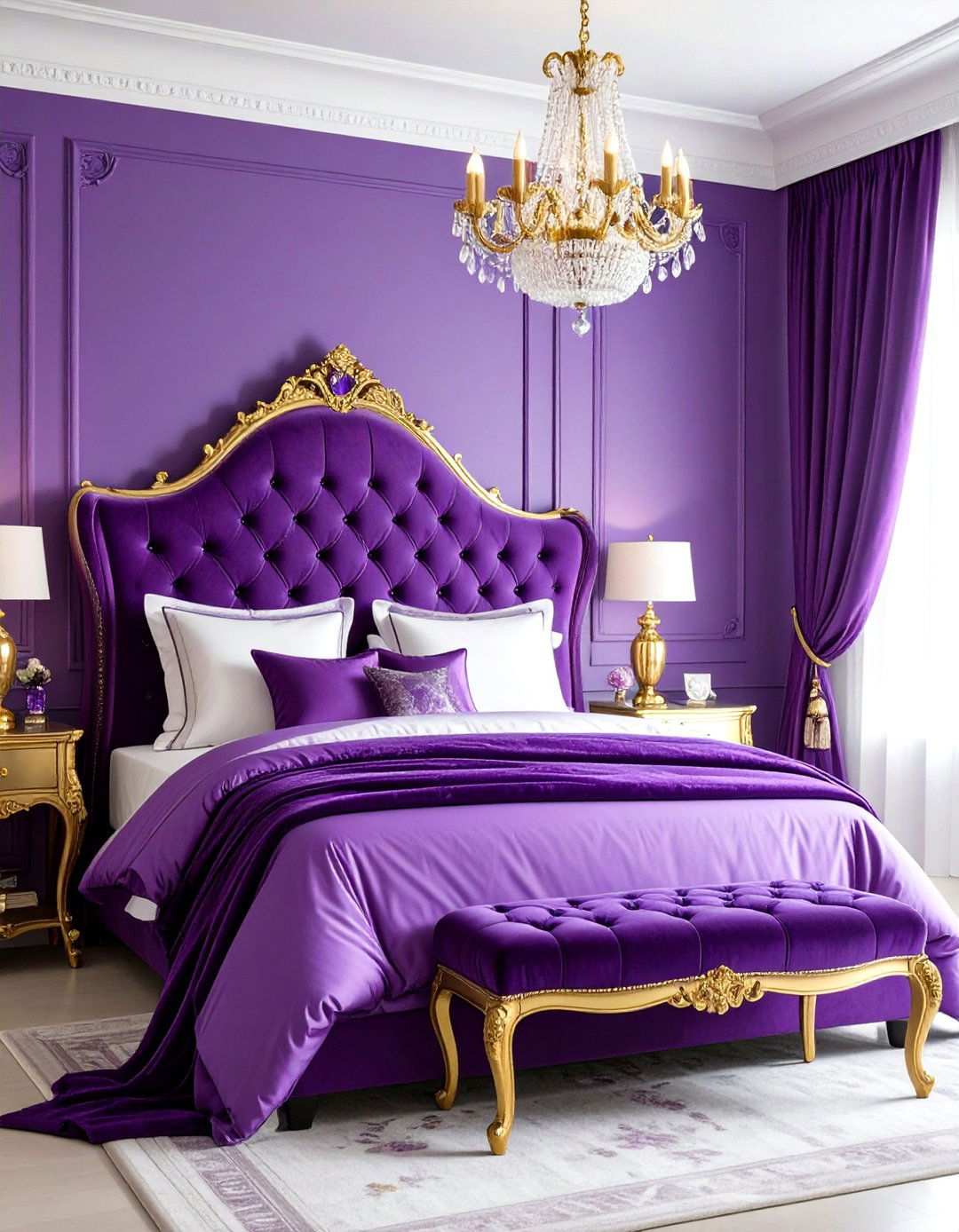 Purple Passion Vampire Bedroom - 24 Vampire Bedroom Ideas