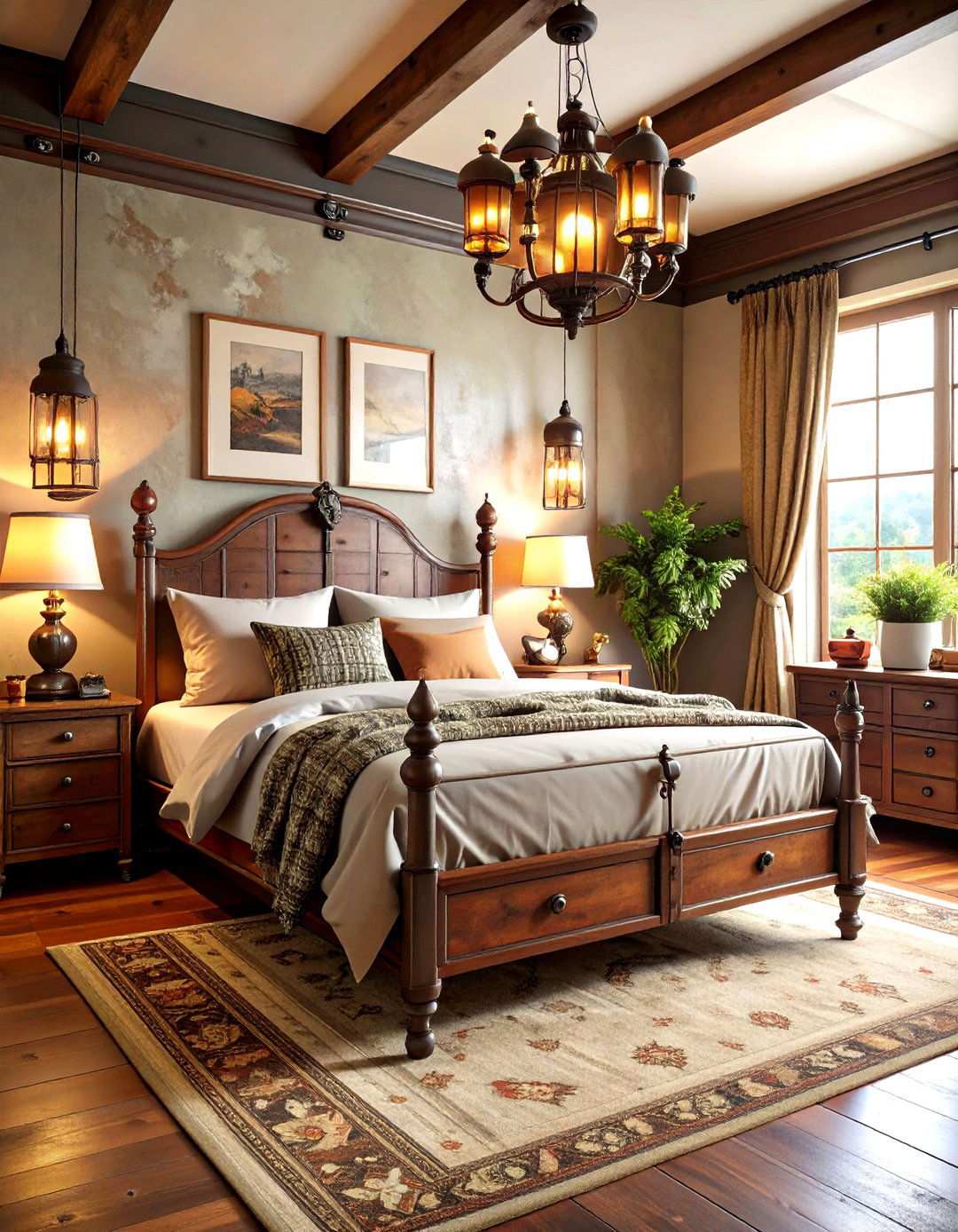 Railroad and Transportation Motifs - 24 Steampunk Bedroom Ideas
