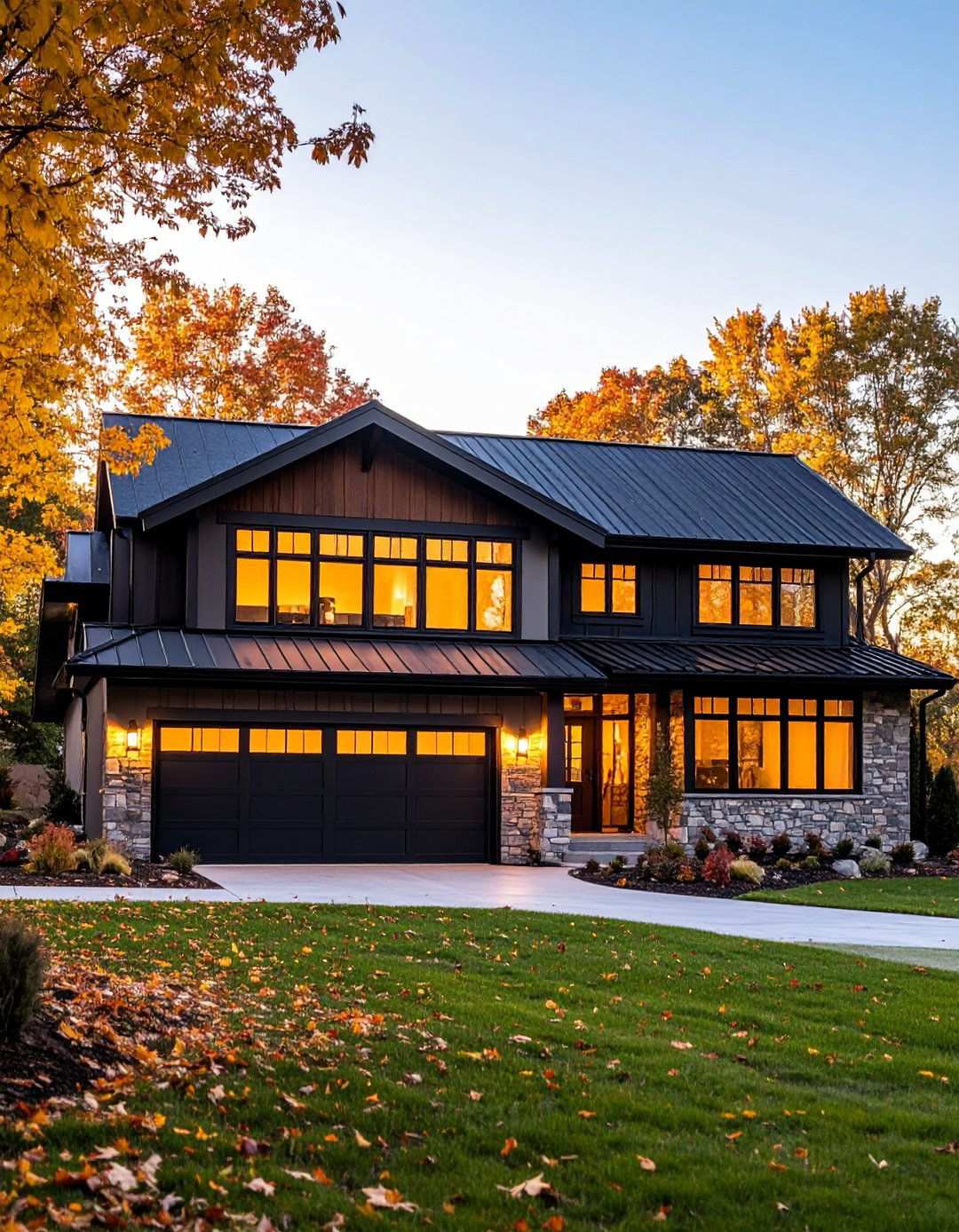 Ranch Modernization Black Trim - 24 Red Brick House with Black Trim Design Ideas