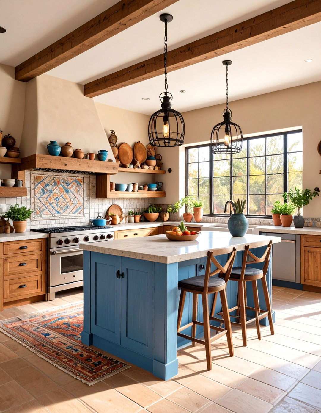 Ranch Style Kitchen - 24 Retro Kitchen Ideas