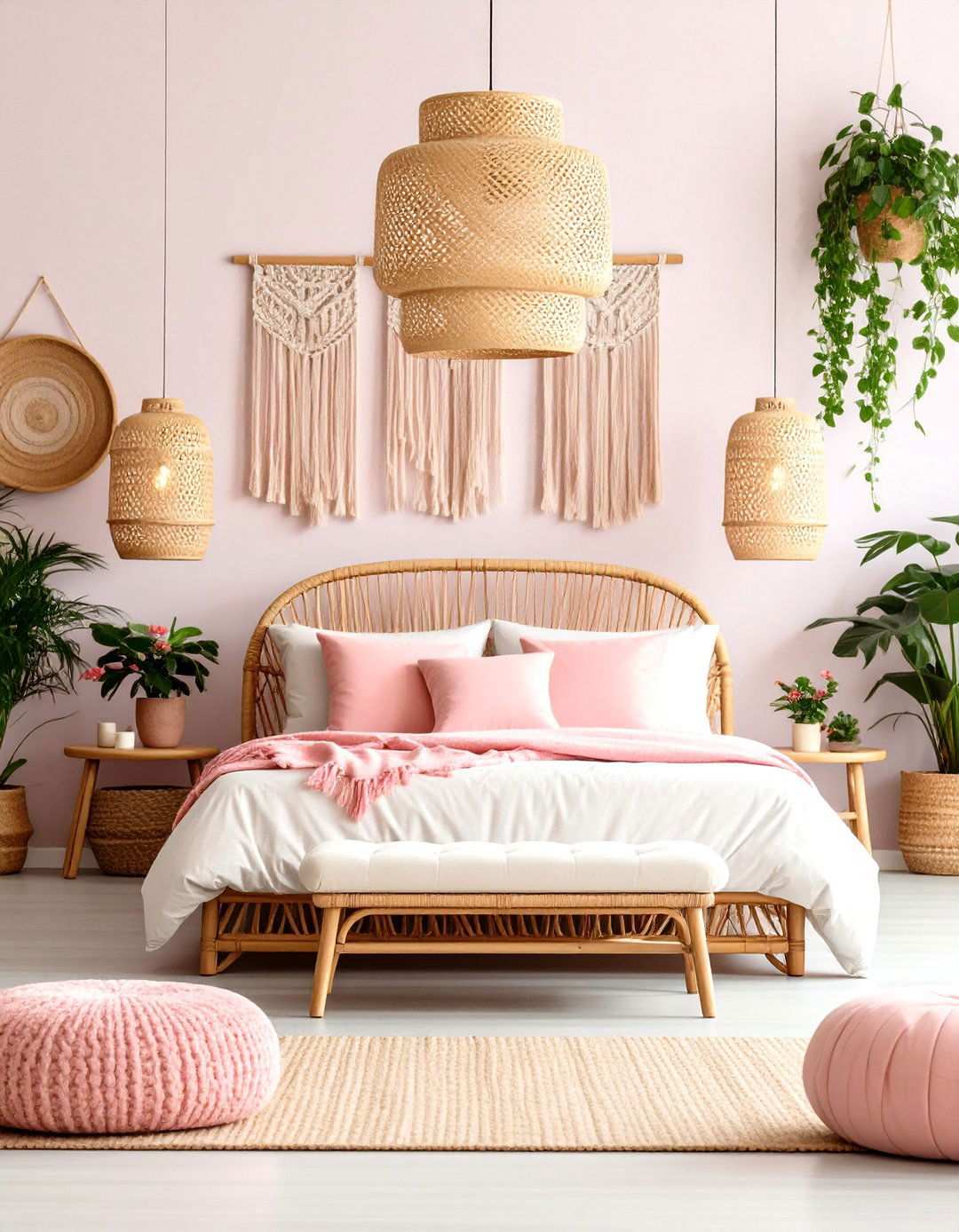 Rattan Romance Bedroom Suite - 24 Tropical Bedroom Ideas