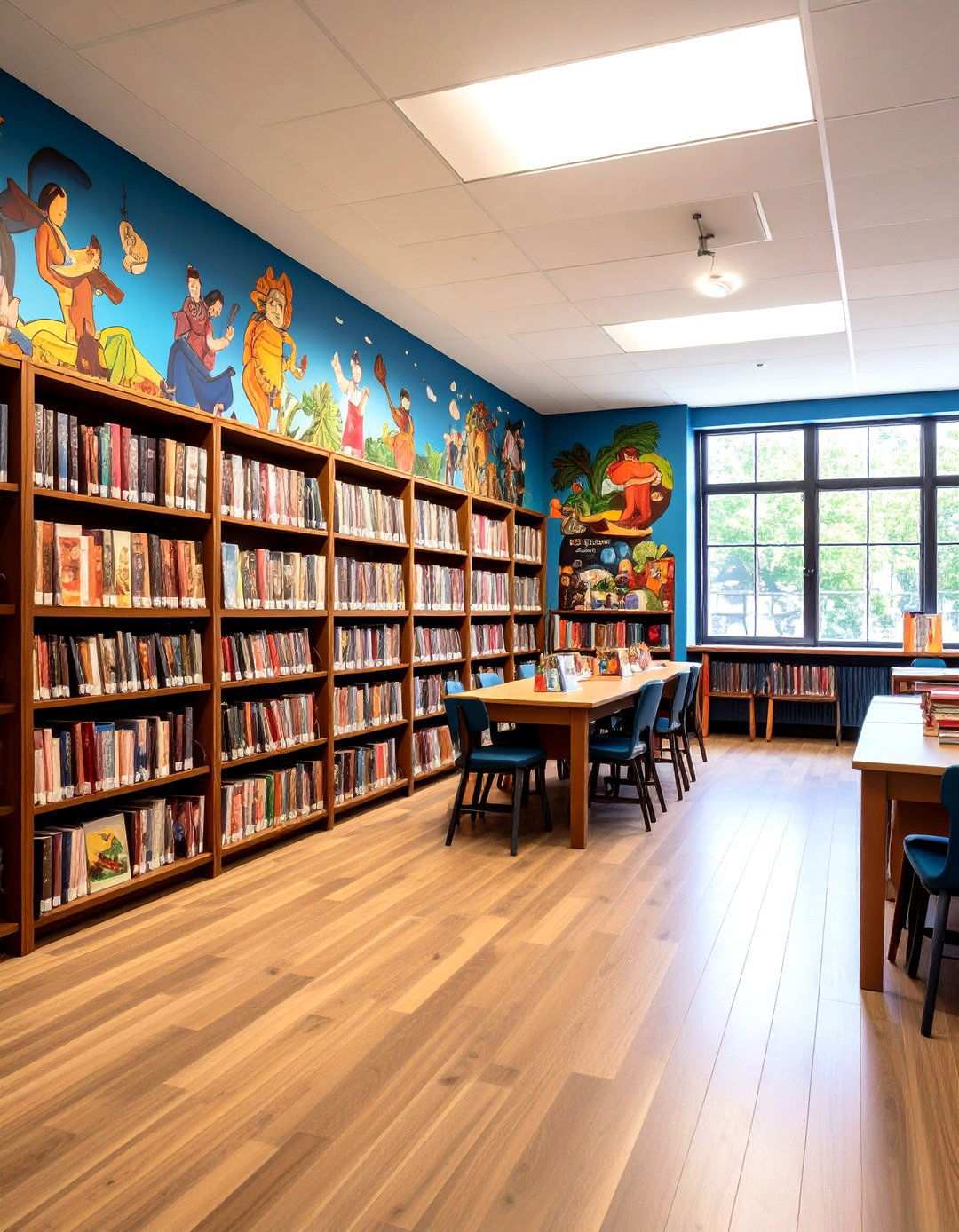 Reading Adventure Library - 24 School Mural Ideas