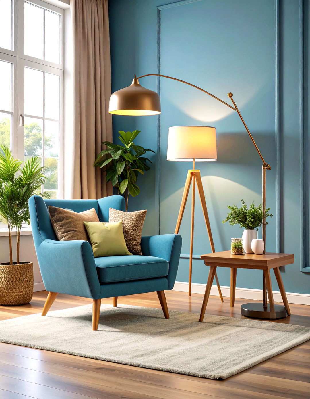 Reading Nook Task Lighting - 24 Living Room Lighting Ideas