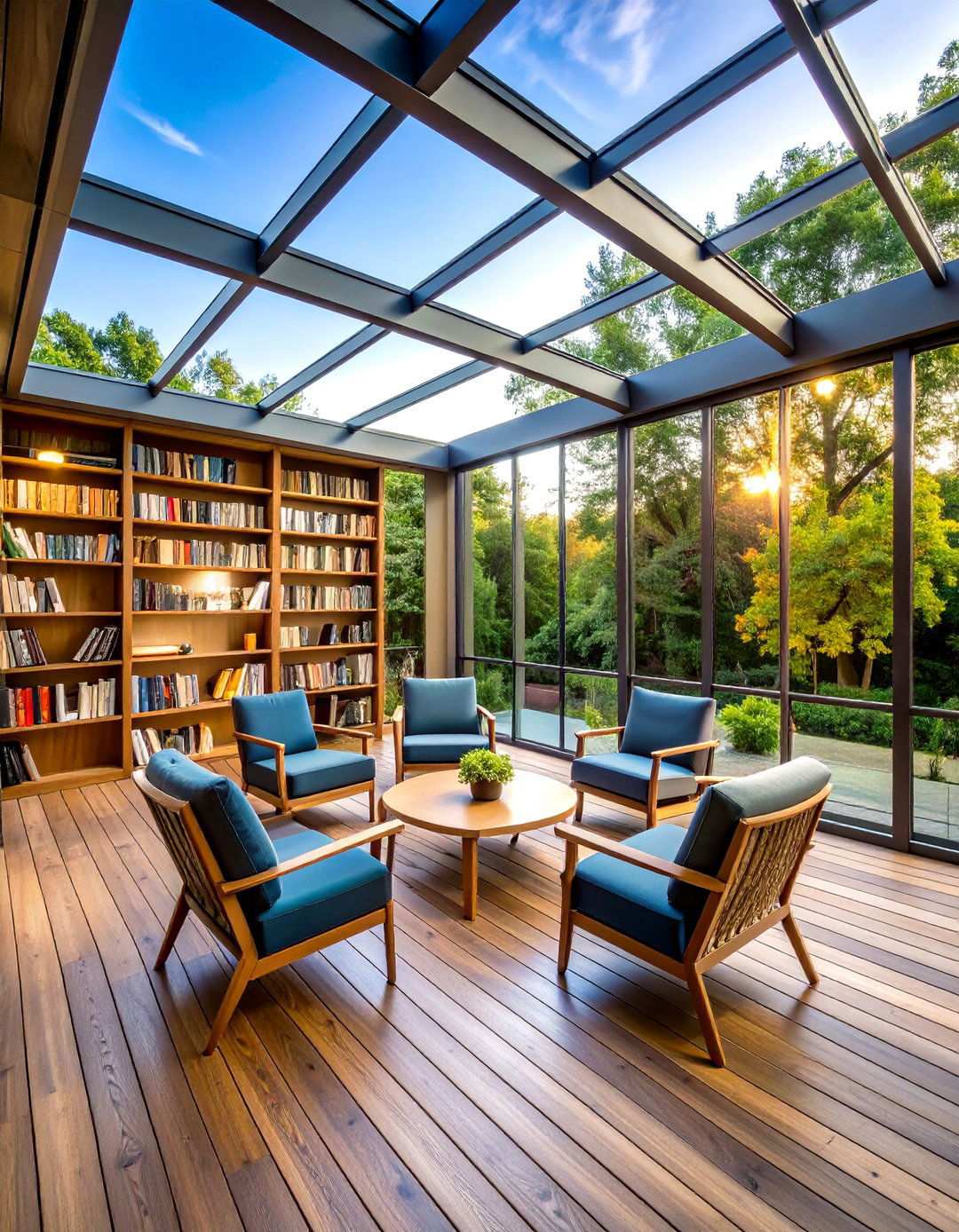 Reading Sanctuary Screened Library - 24 Screened-in Deck Ideas