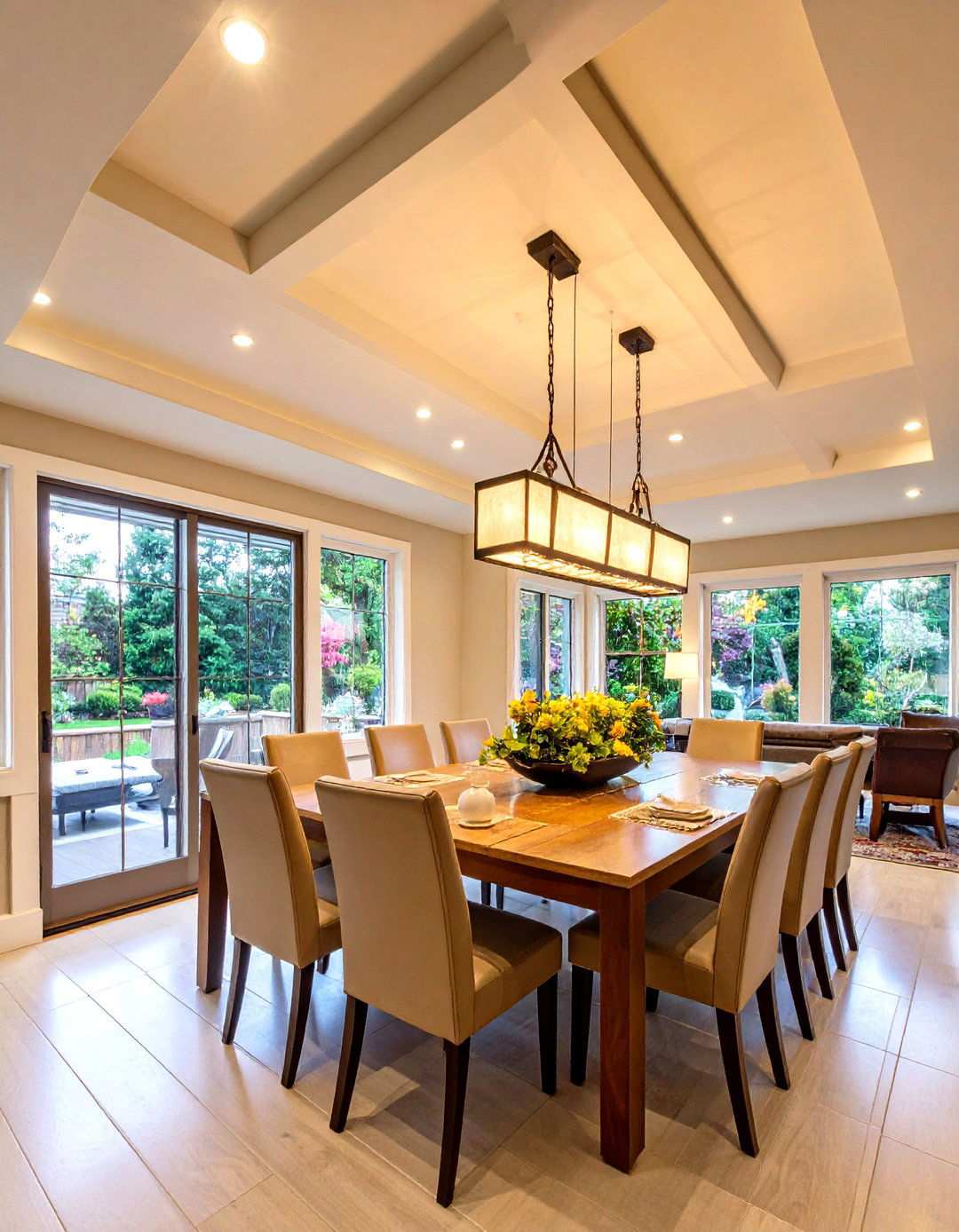 Recessed Lighting Layout - 24 Small Dining Room Lighting Ideas