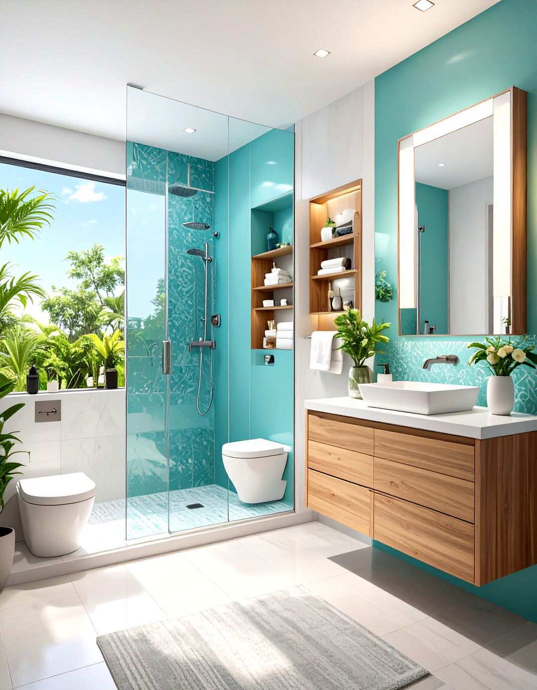 Recessed Storage Niches - 24 Small Ensuite Design Ideas