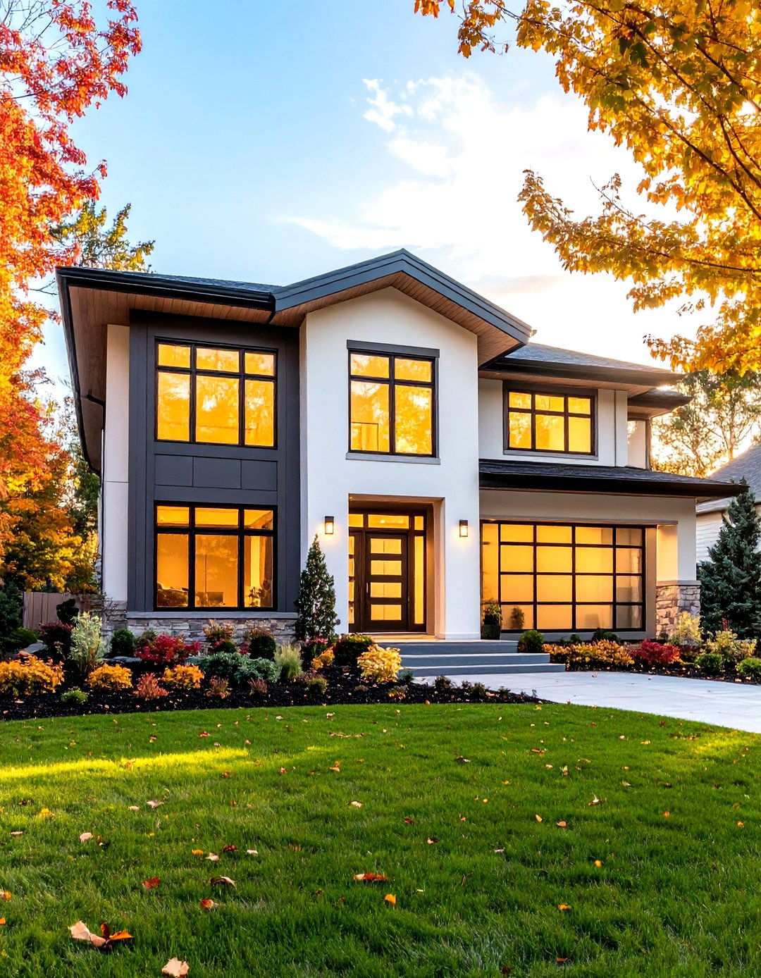 Recessed Window Installations - 24 Minimalist House Exterior Ideas