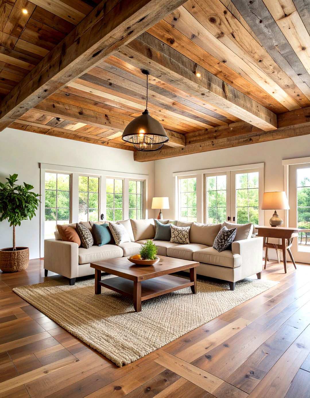 Reclaimed Barn Wood Ceilings - 24 Wood Ceiling Ideas
