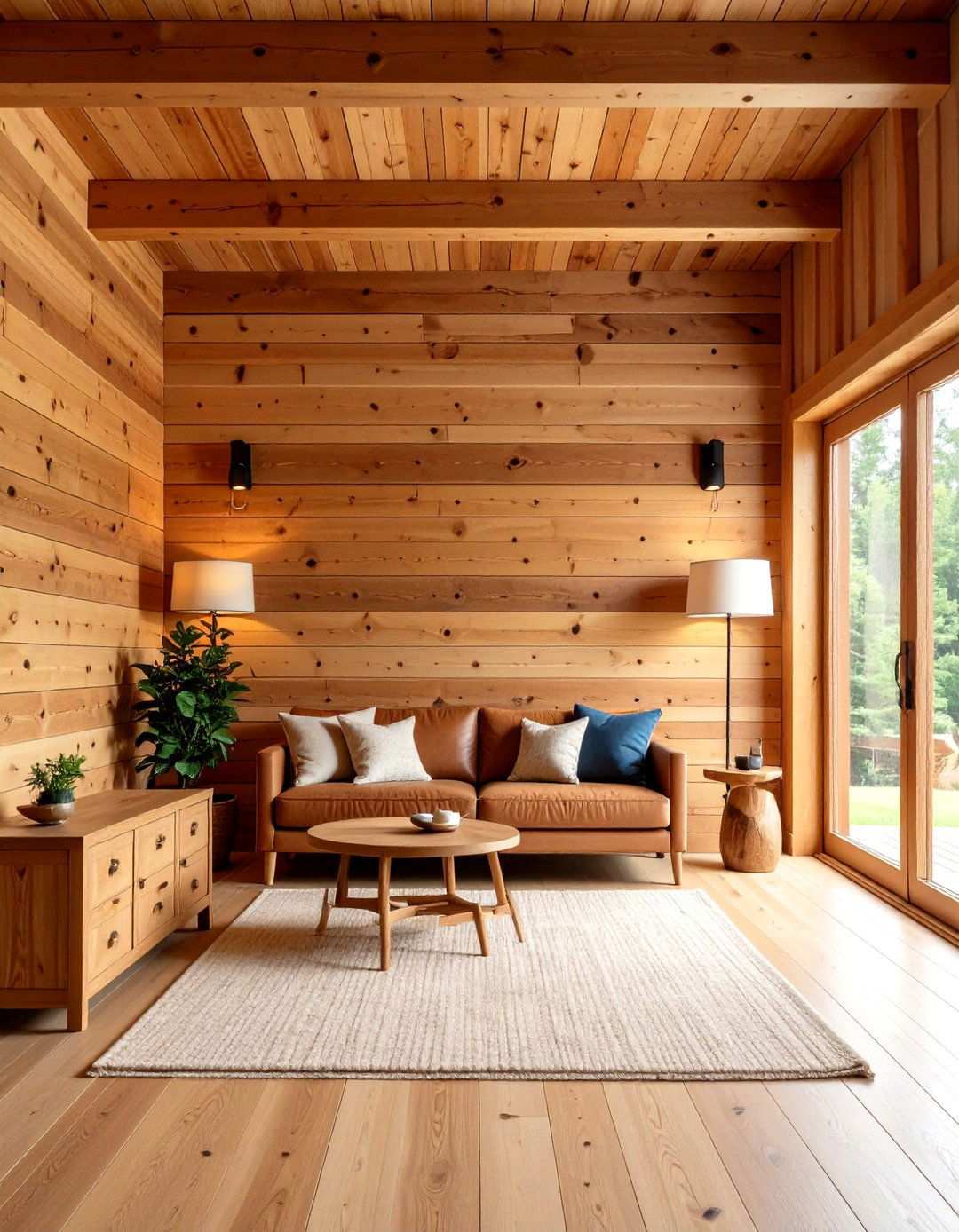Reclaimed Wood Paneling - 24 Hunting Man Cave Ideas
