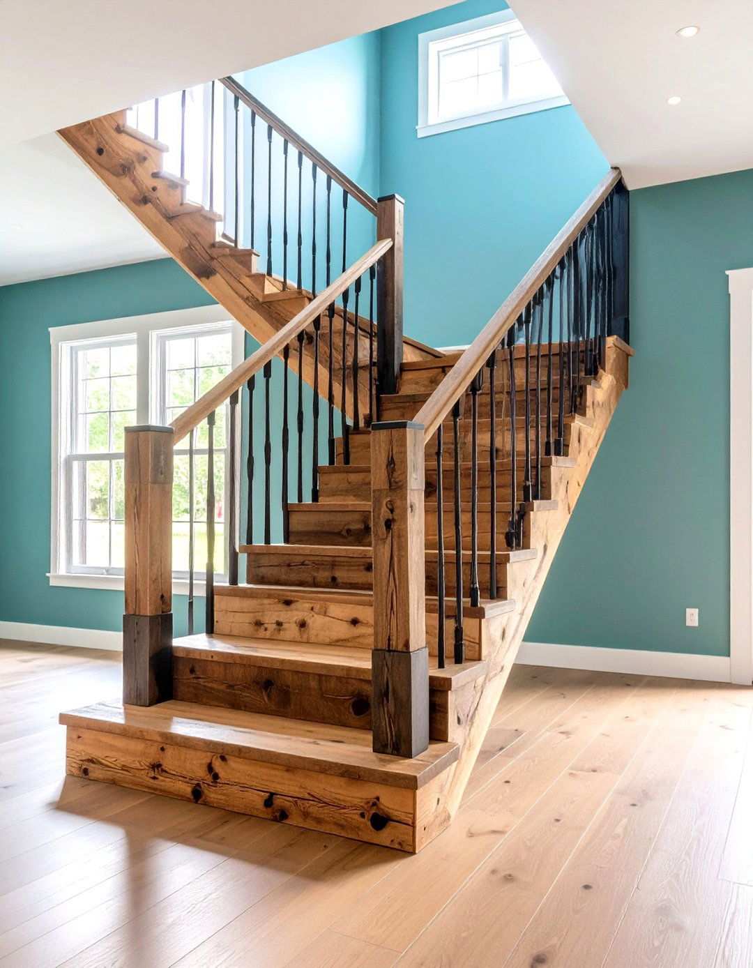 Reclaimed Wooden Staircase Character - 24 Wooden Staircase Ideas