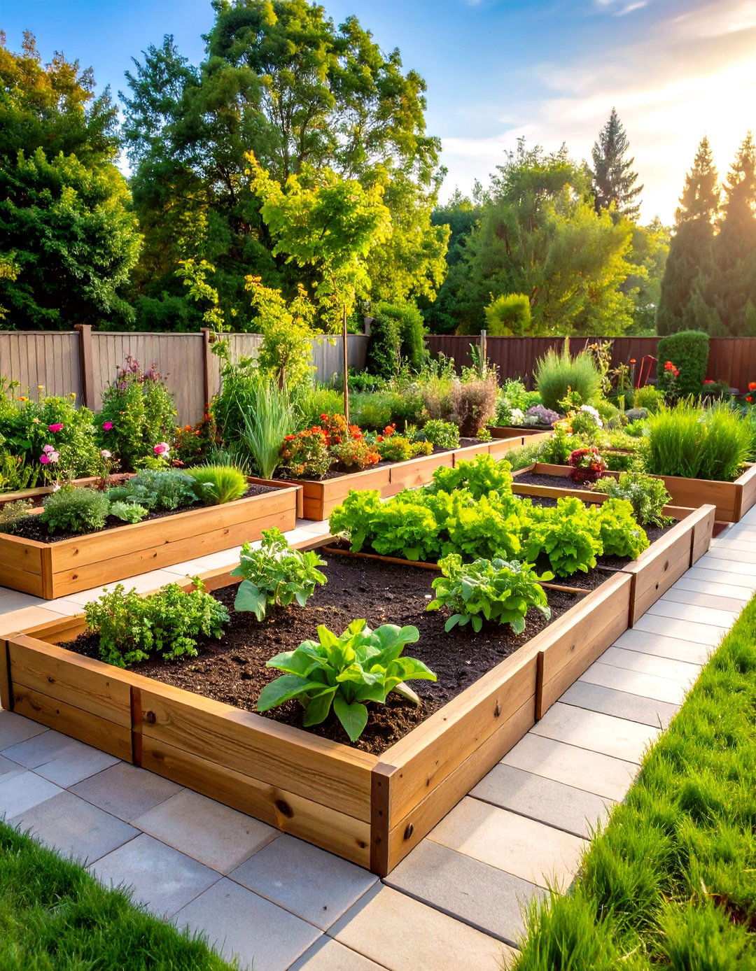 Rectangular Traditional Garden Beds - 24 Raised Garden Bed Ideas