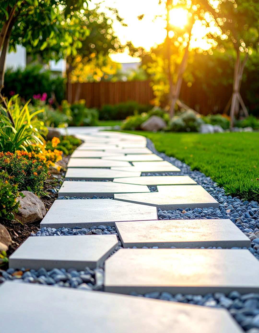 Recycled Concrete Pathway Systems - 24 Natural Walkway Ideas
