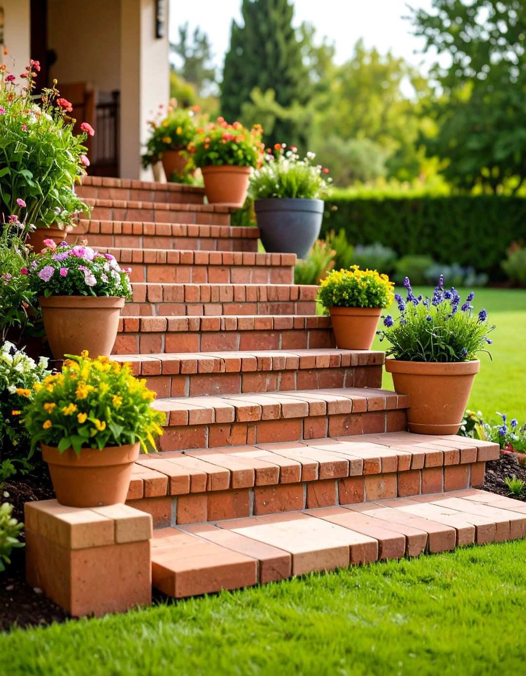 Recycled Material Patio Steps - 24 Patio Steps Ideas