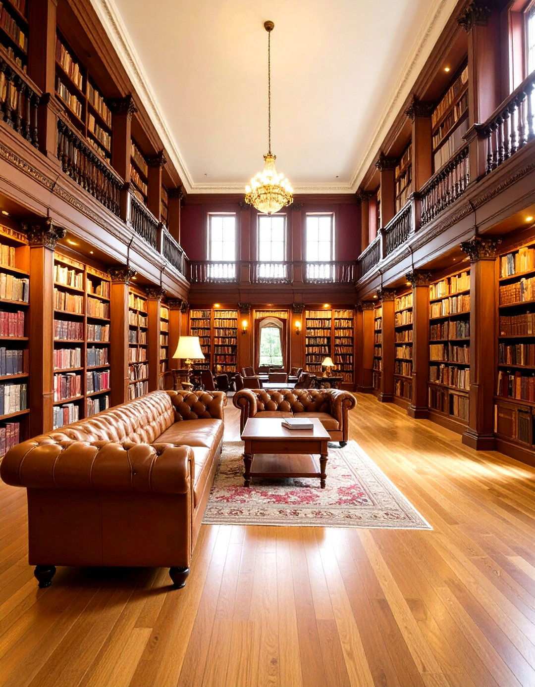Renaissance Revival Victorian Library - 24 Victorian Living Room Ideas