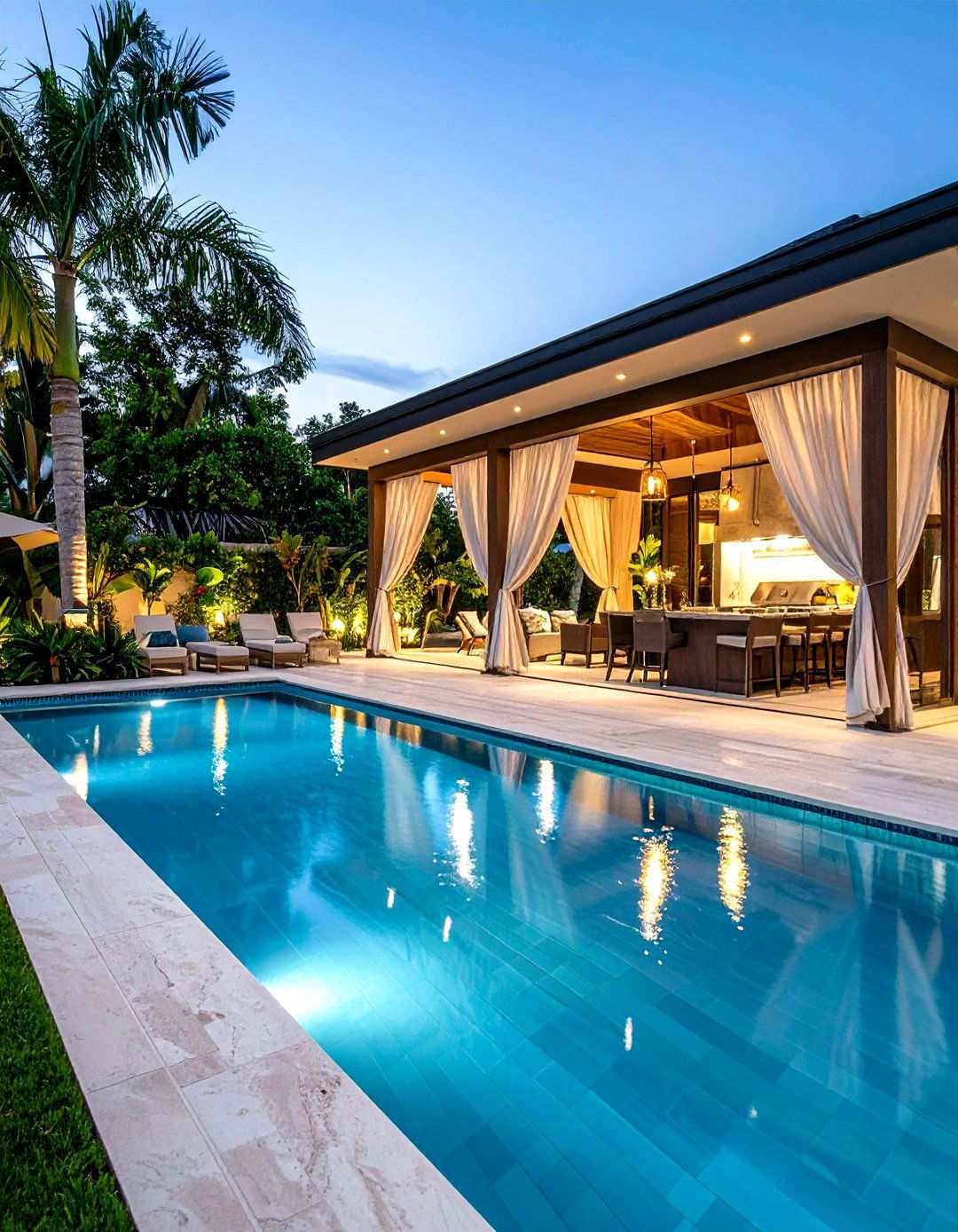 Resort Style Luxury Pool - 24 Pool Patio Ideas