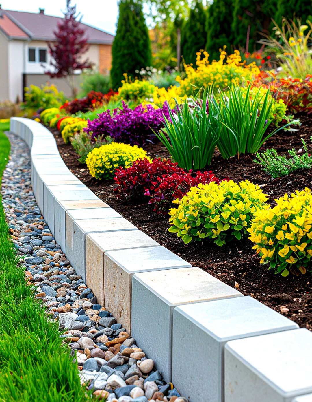 Retaining Wall Garden Edging - 24 Modern Garden Edging Ideas