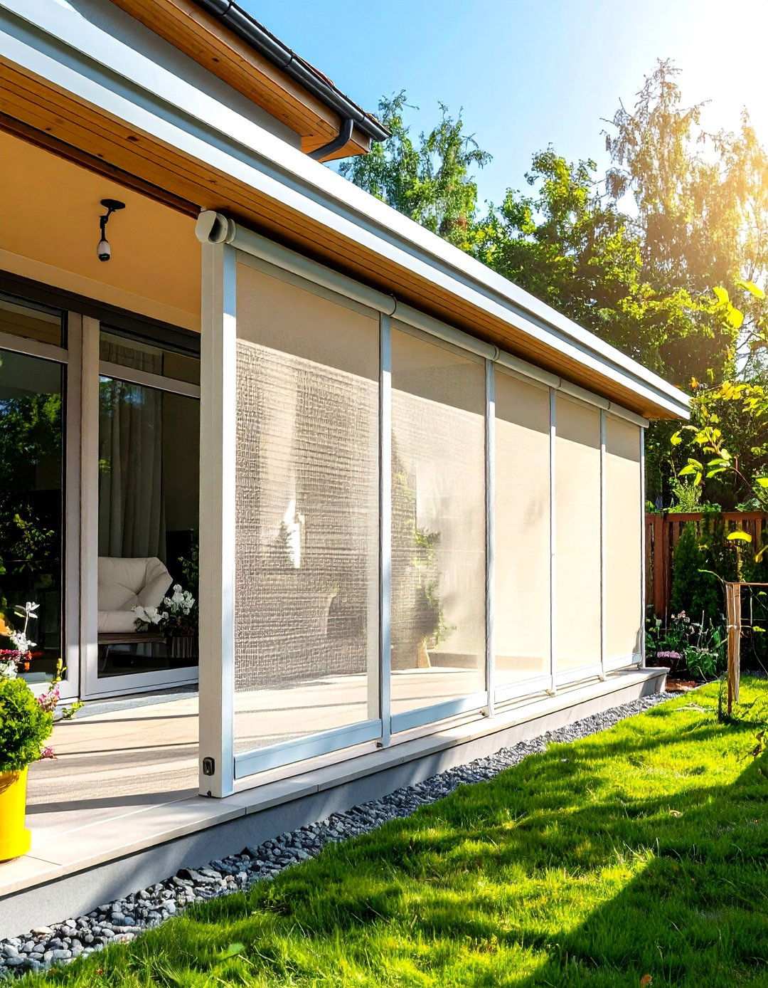 Retractable Screening Systems for Flexible Privacy - 24 Outdoor Privacy Screen Ideas