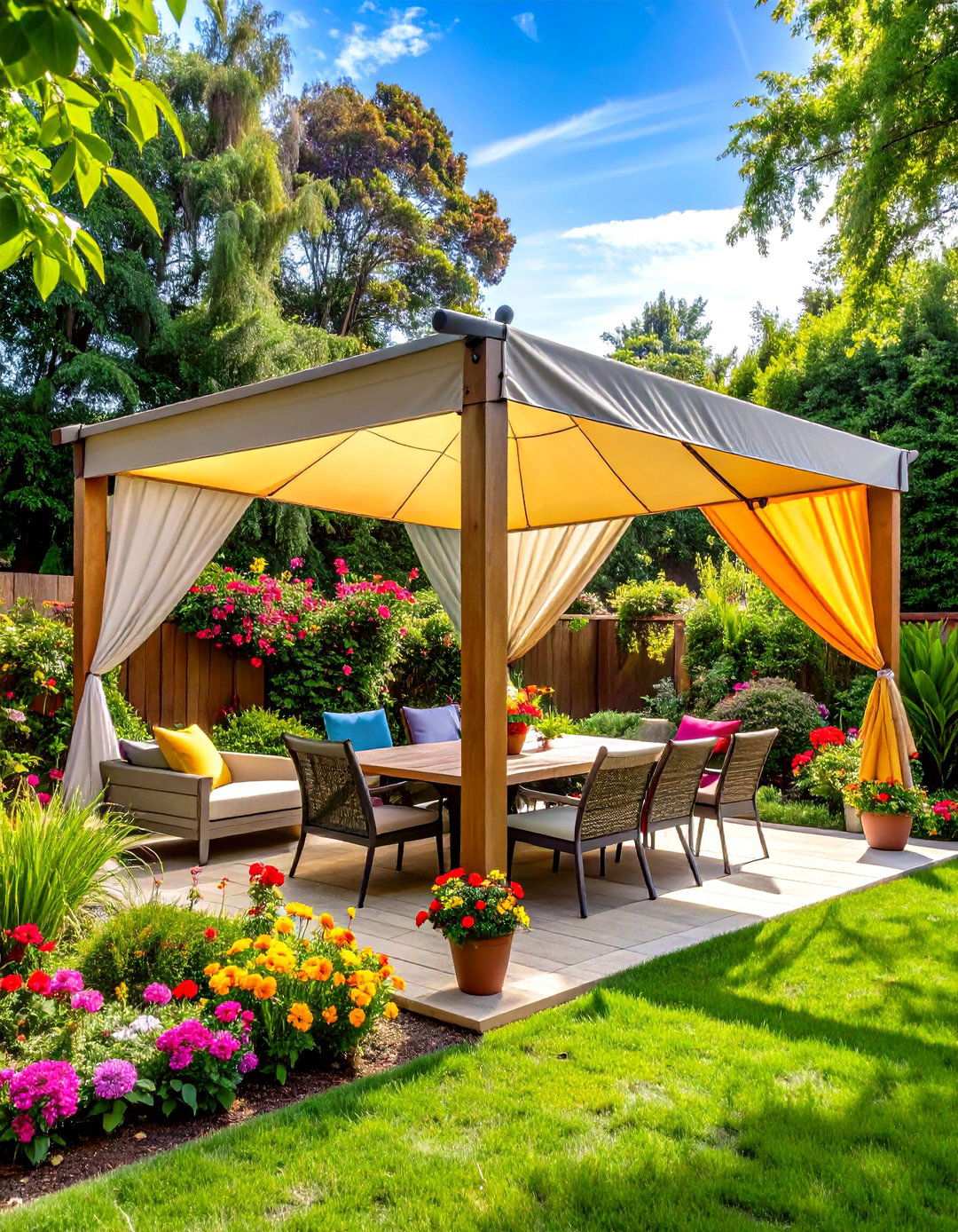Retractable Shade Sail Systems - 24 Pergola Roof Ideas